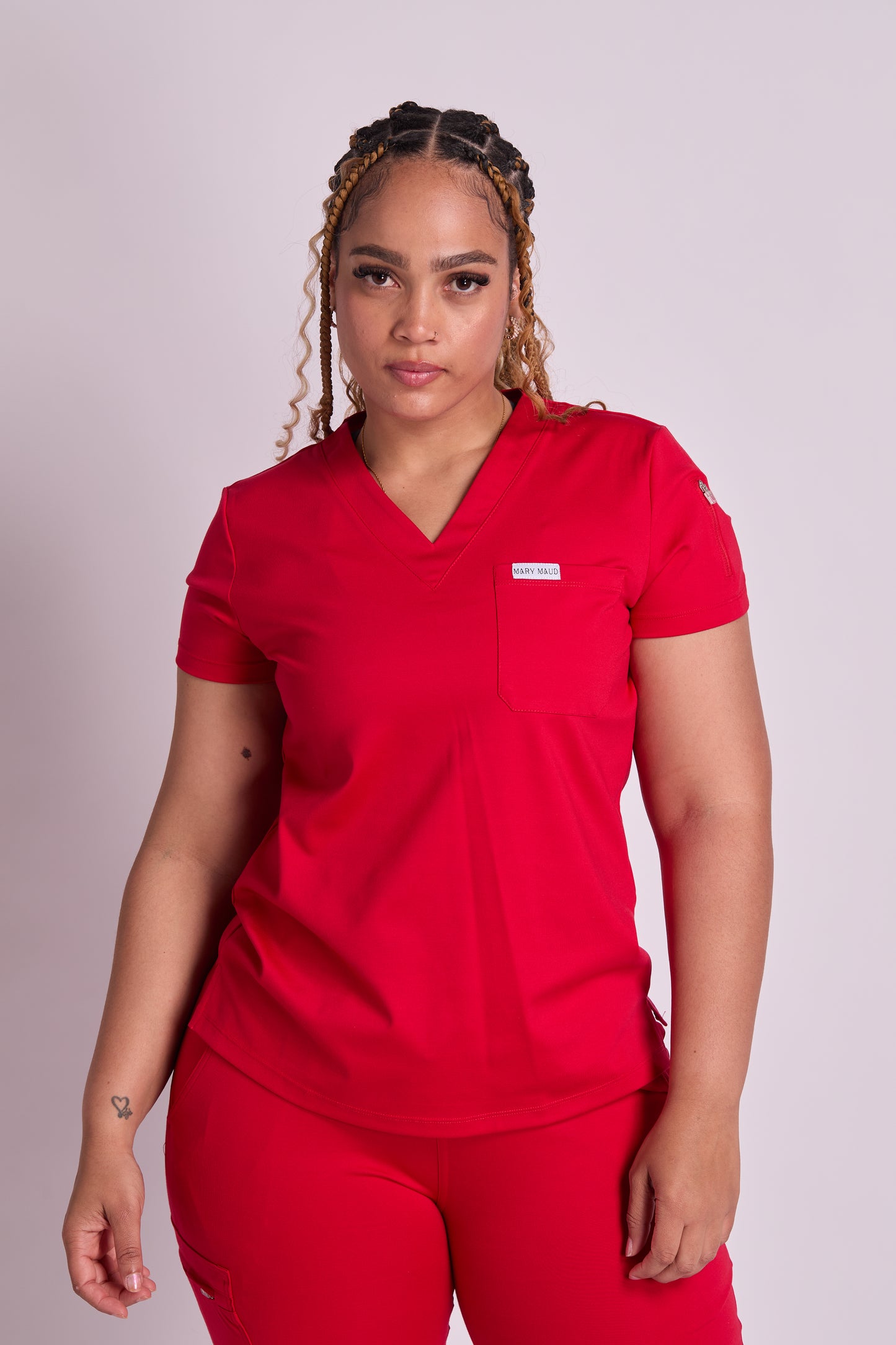 Mary J Two Pocket Scrub Top