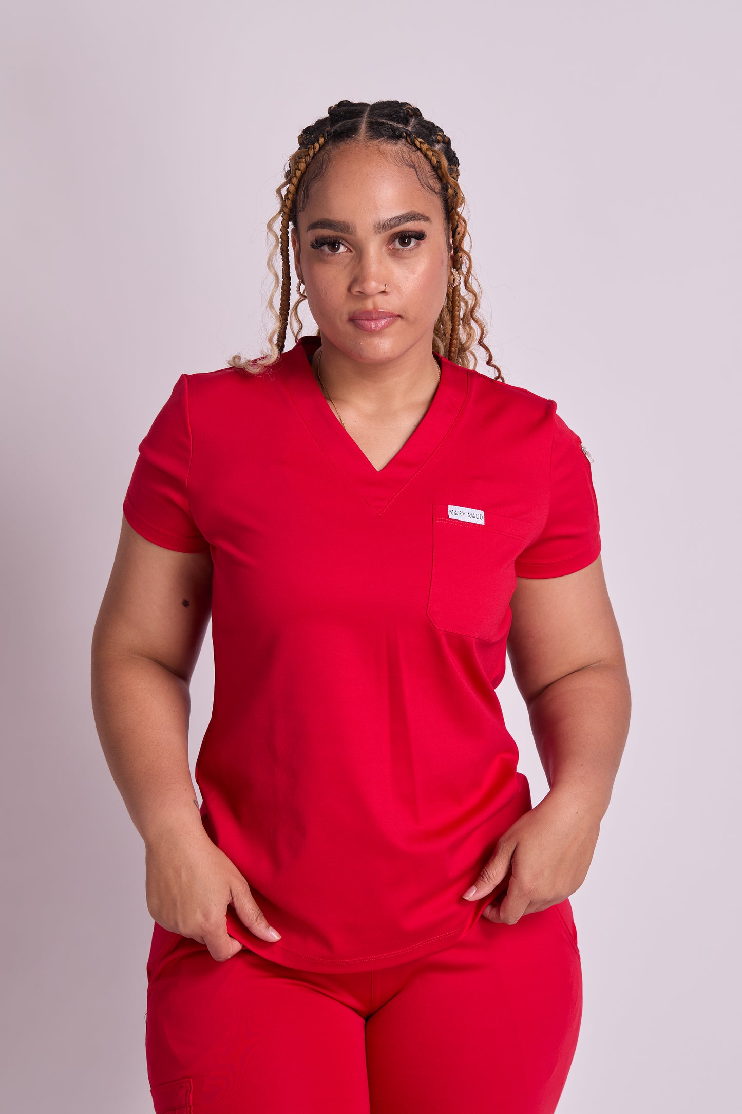 Mary J Two Pocket Scrub Top