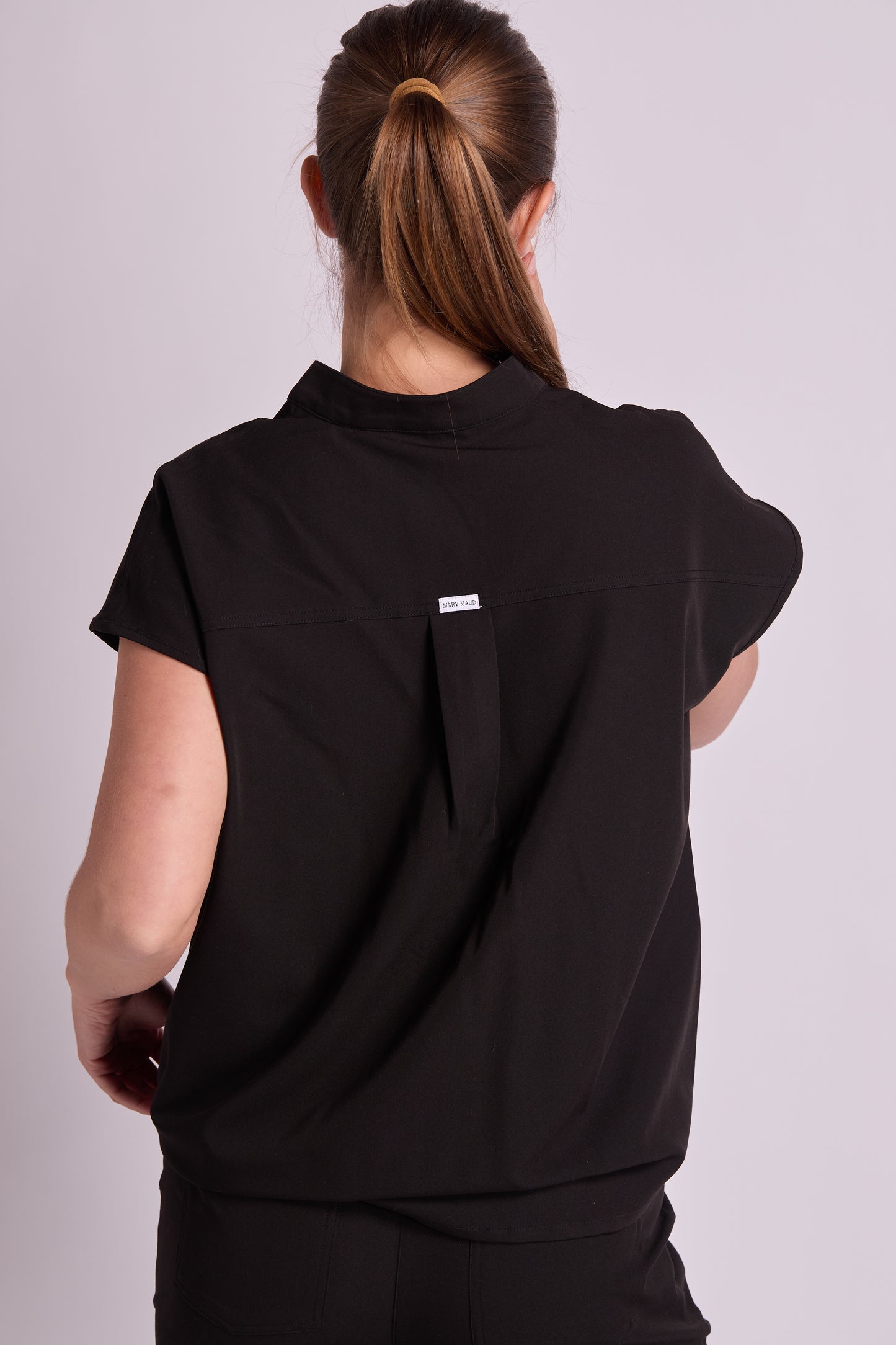 Mary C Two Pocket Oversized Scrub Top