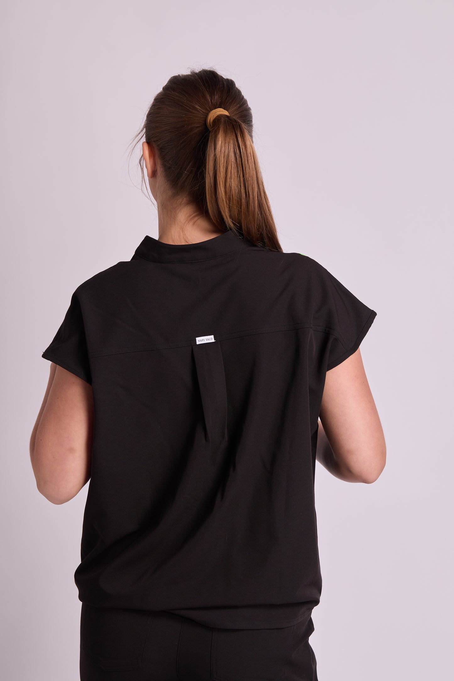 Mary C Two Pocket Oversized Scrub Top