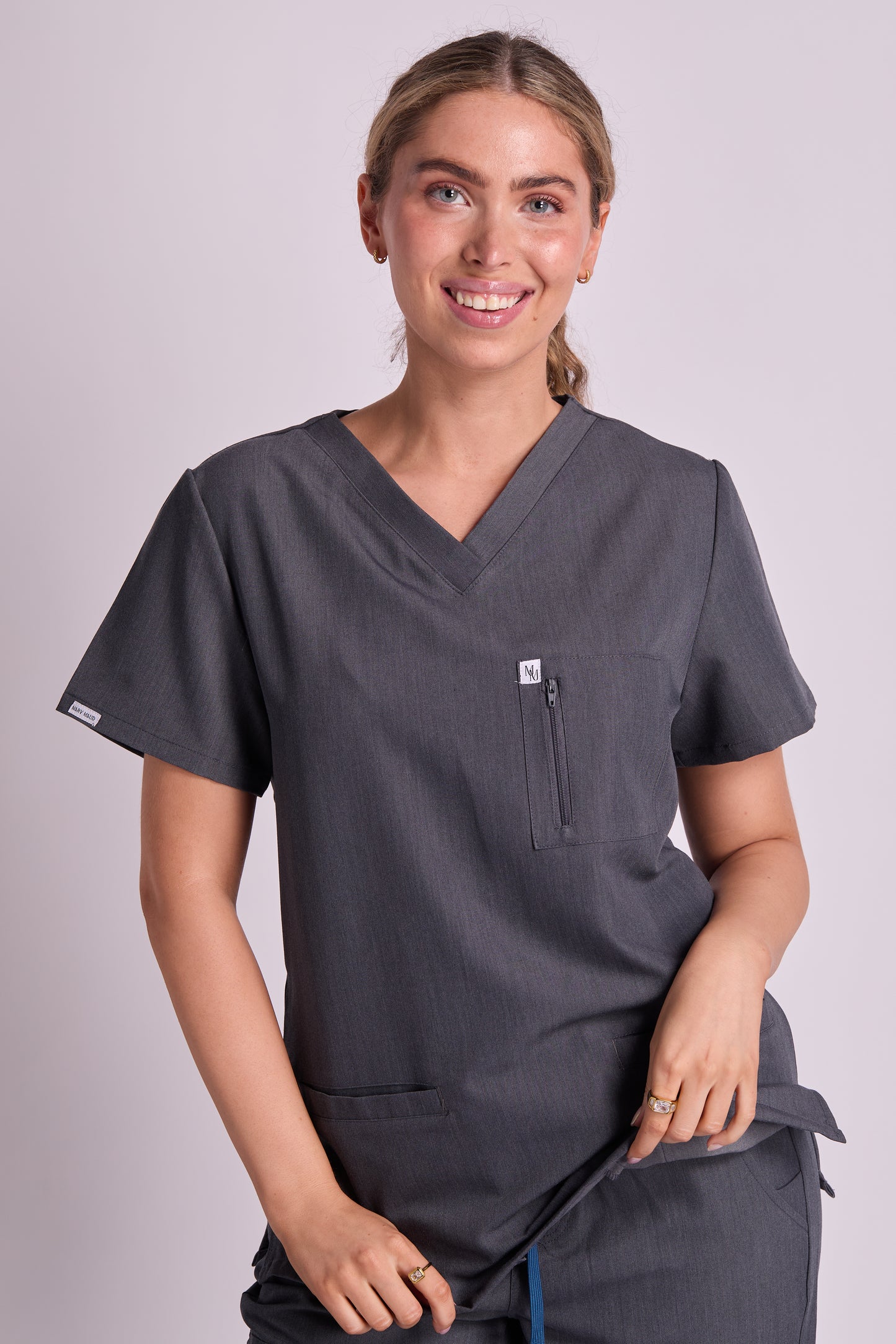 Mary T Four Pocket Scrub Top