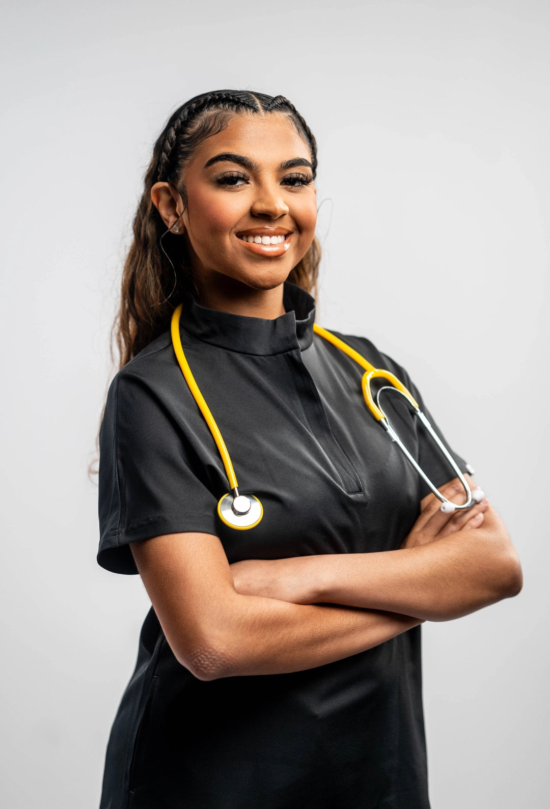 Mary A Two Pocket Scrub Top