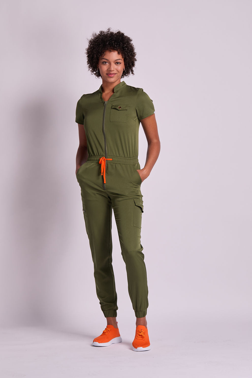 Mary K1 Six Pocket Jumpsuit Scrub