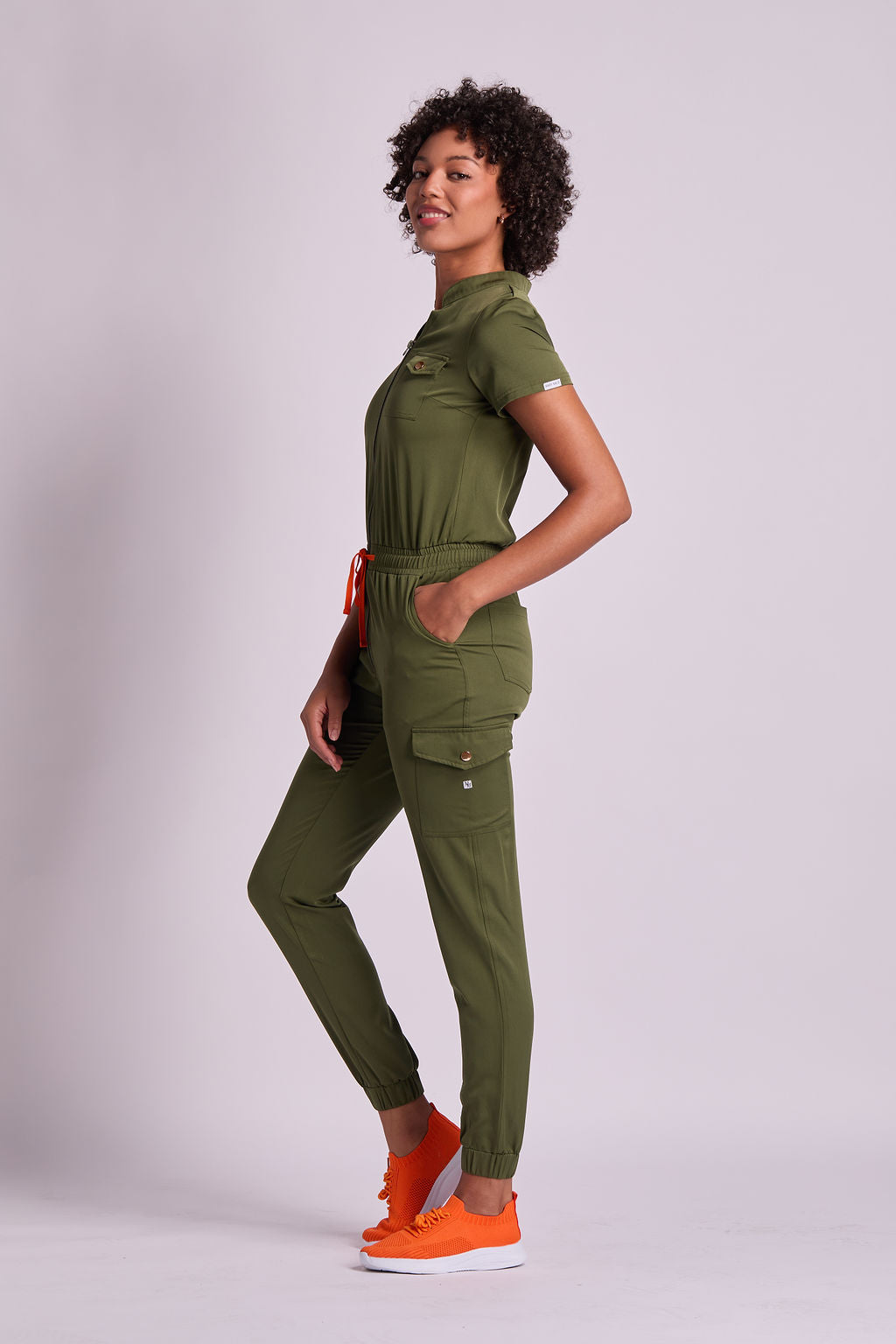 Mary K1 Six Pocket Jumpsuit Scrub