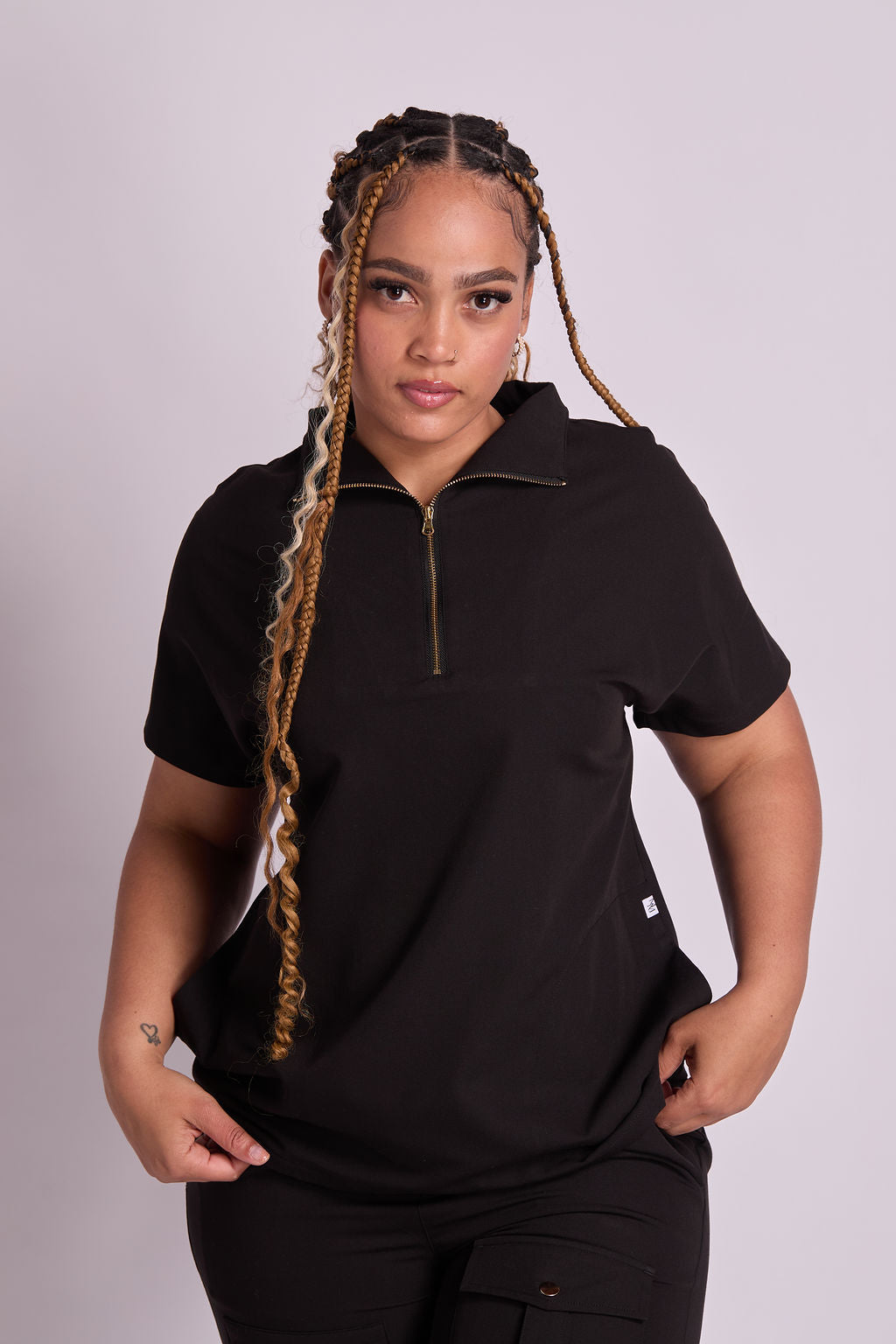 Mary G Two Pocket Scrub Top