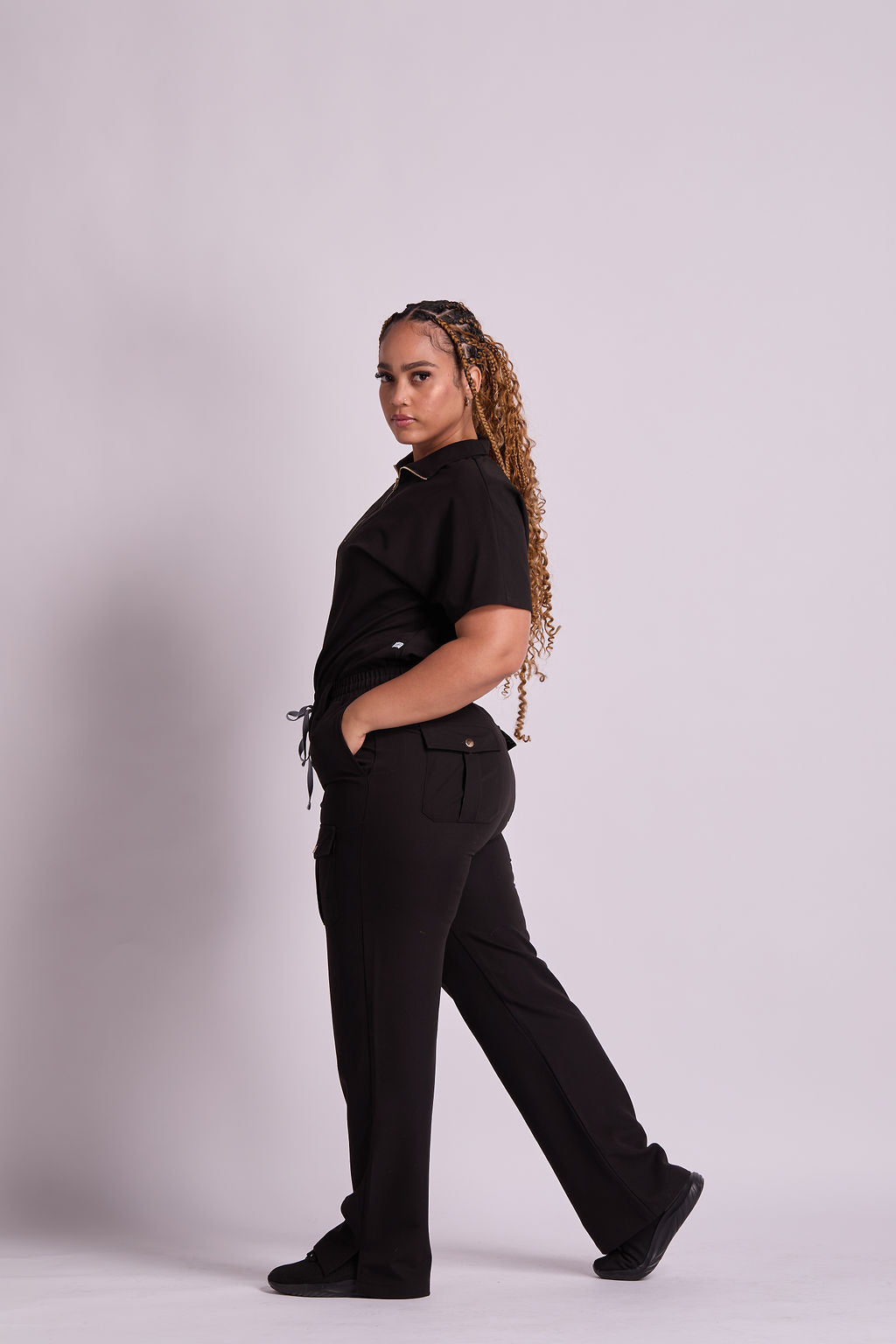 Mary G Two Pocket Scrub Top