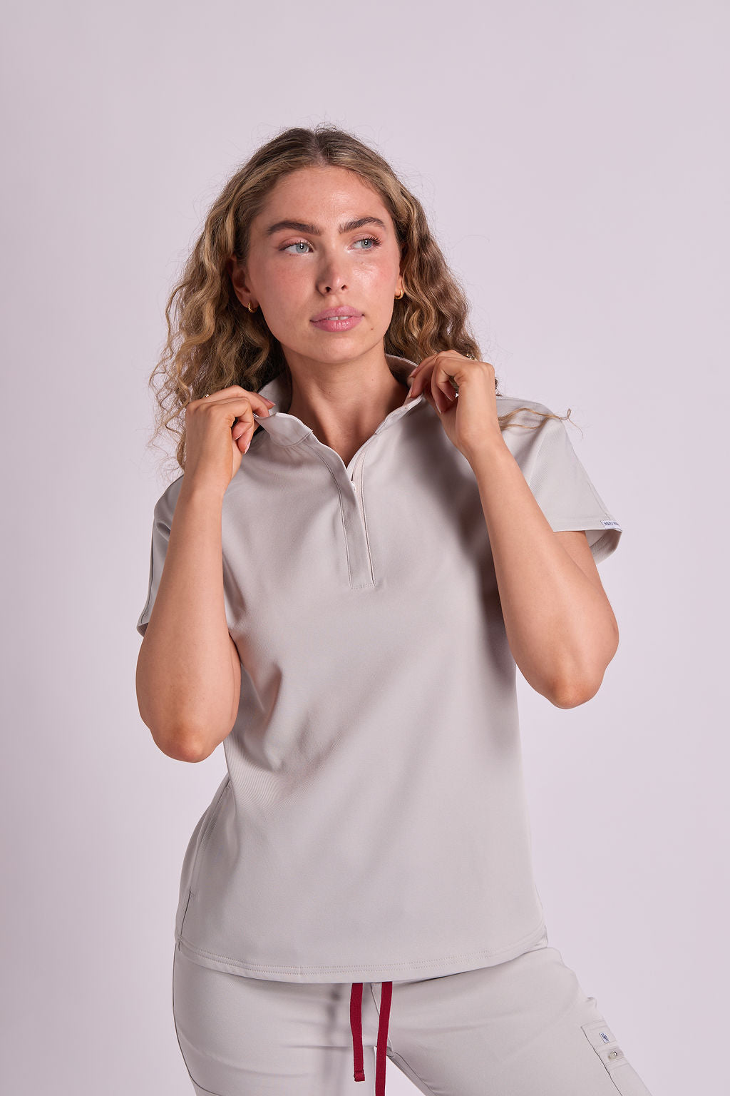 Mary A Two Pocket Scrub Top