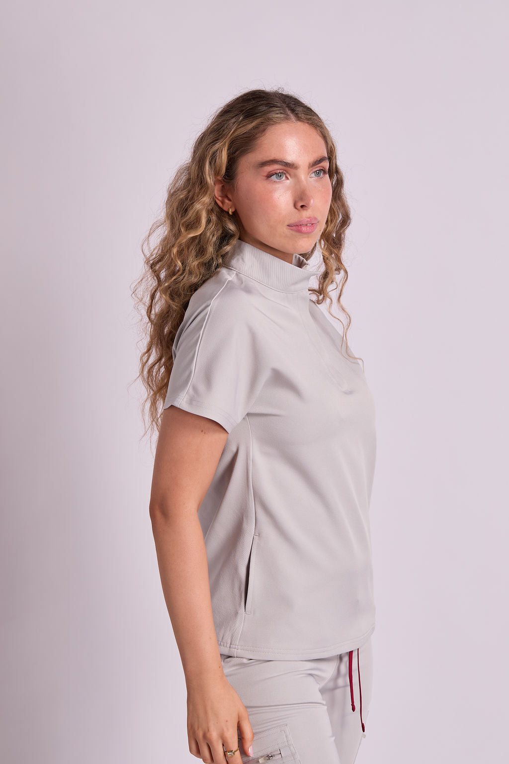 Mary A Two Pocket Scrub Top