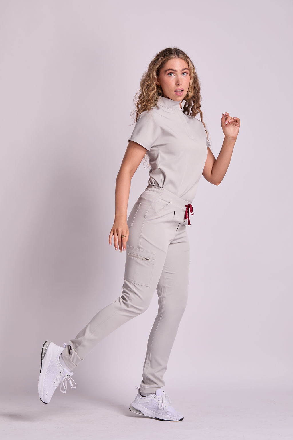 Mary A Six Pocket Cargo Scrub Pants