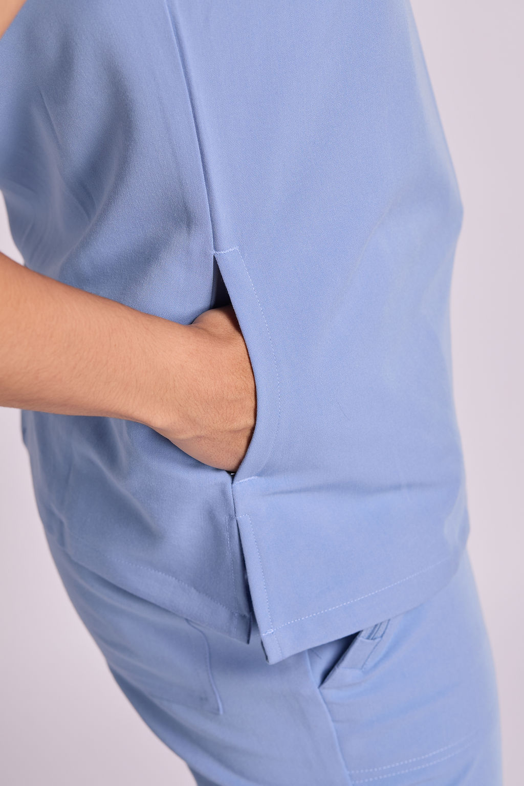 Mary V Three Pocket Scrub Top