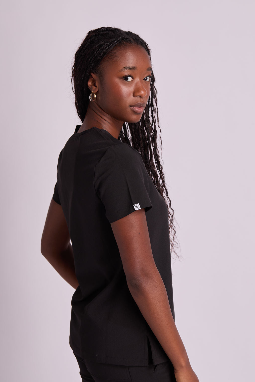 Mary V Three Pocket Scrub Top
