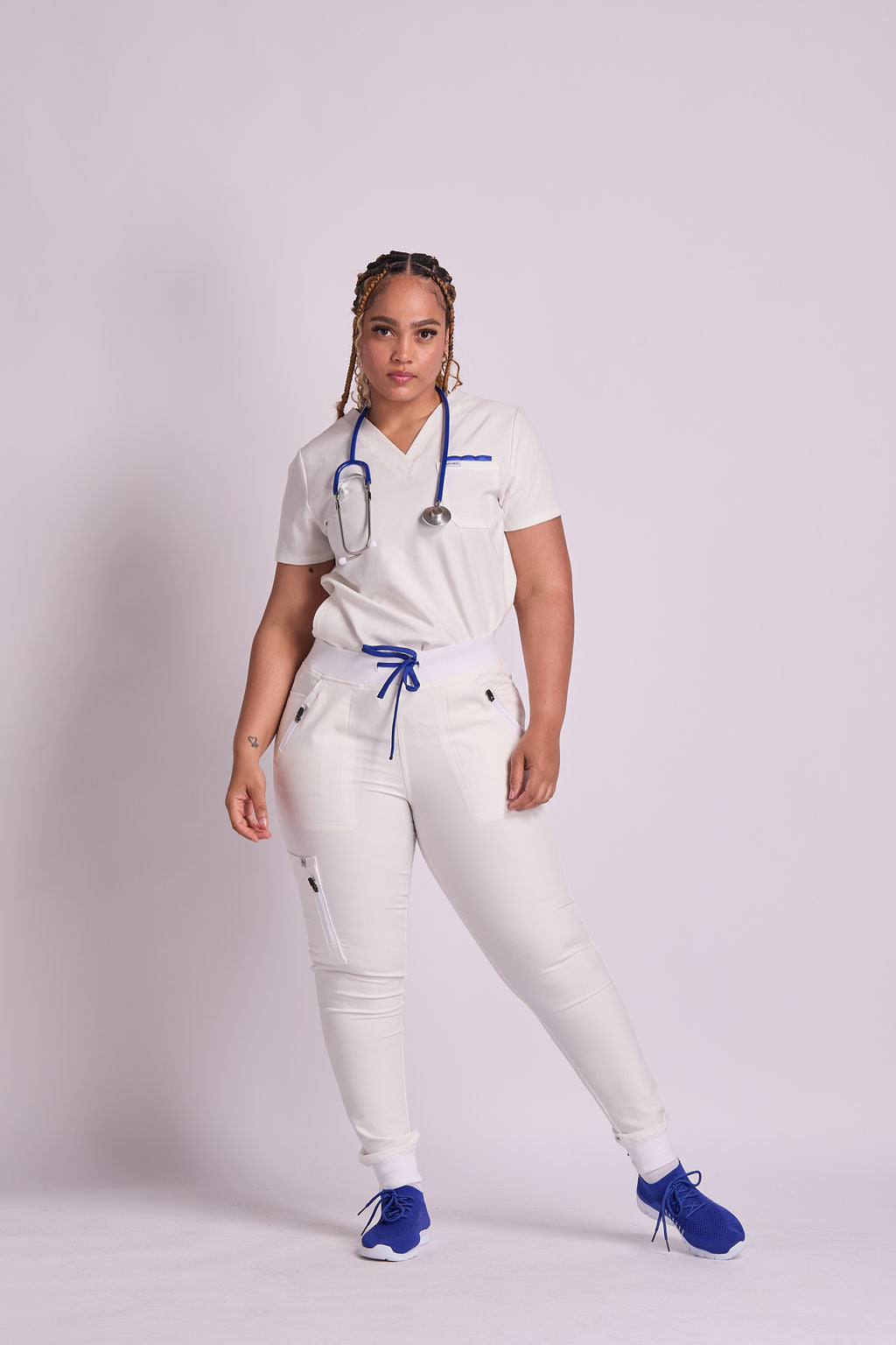 Mary V Ten Pocket Jogger Scrub Pants