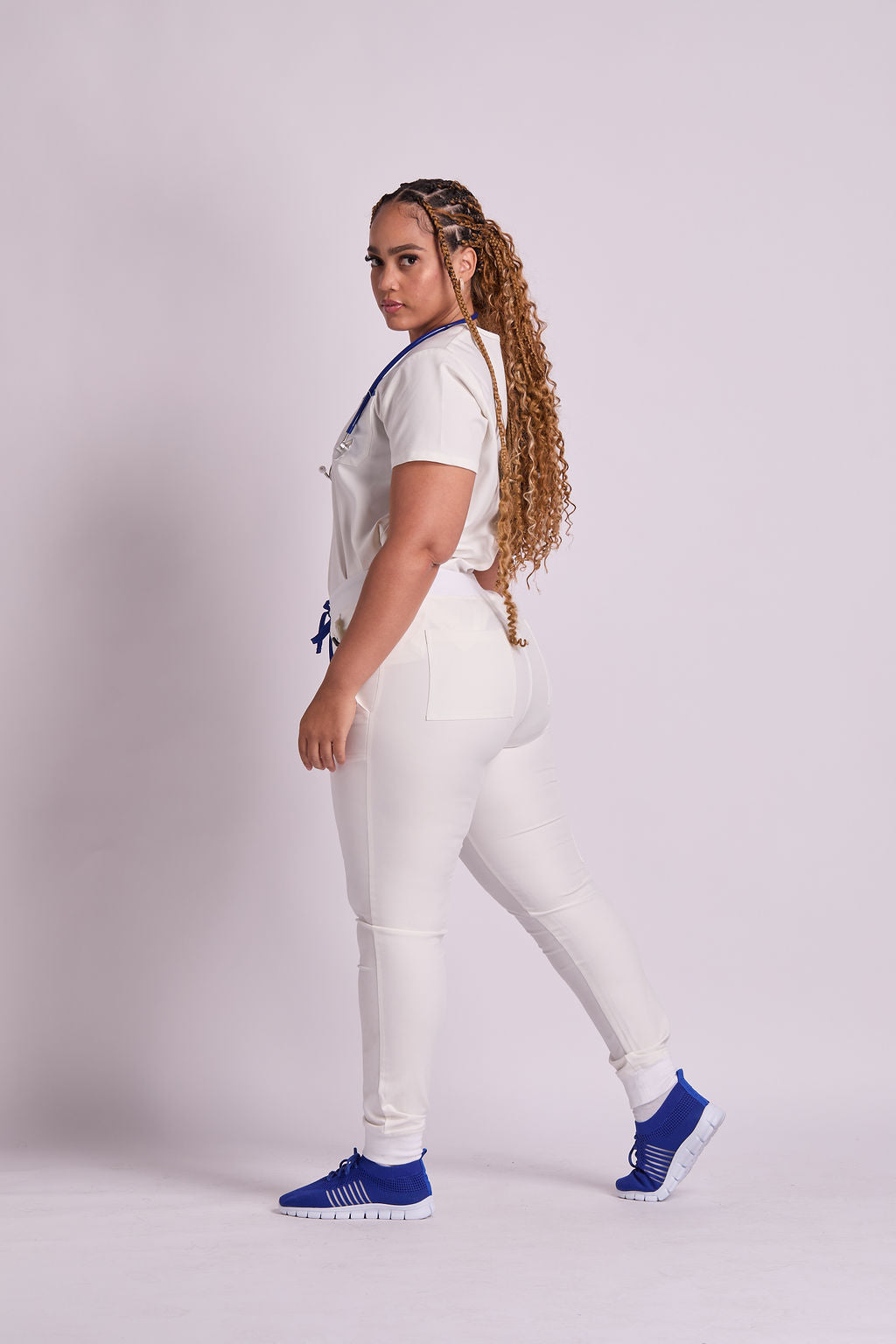 Mary V Ten Pocket Jogger Scrub Pants
