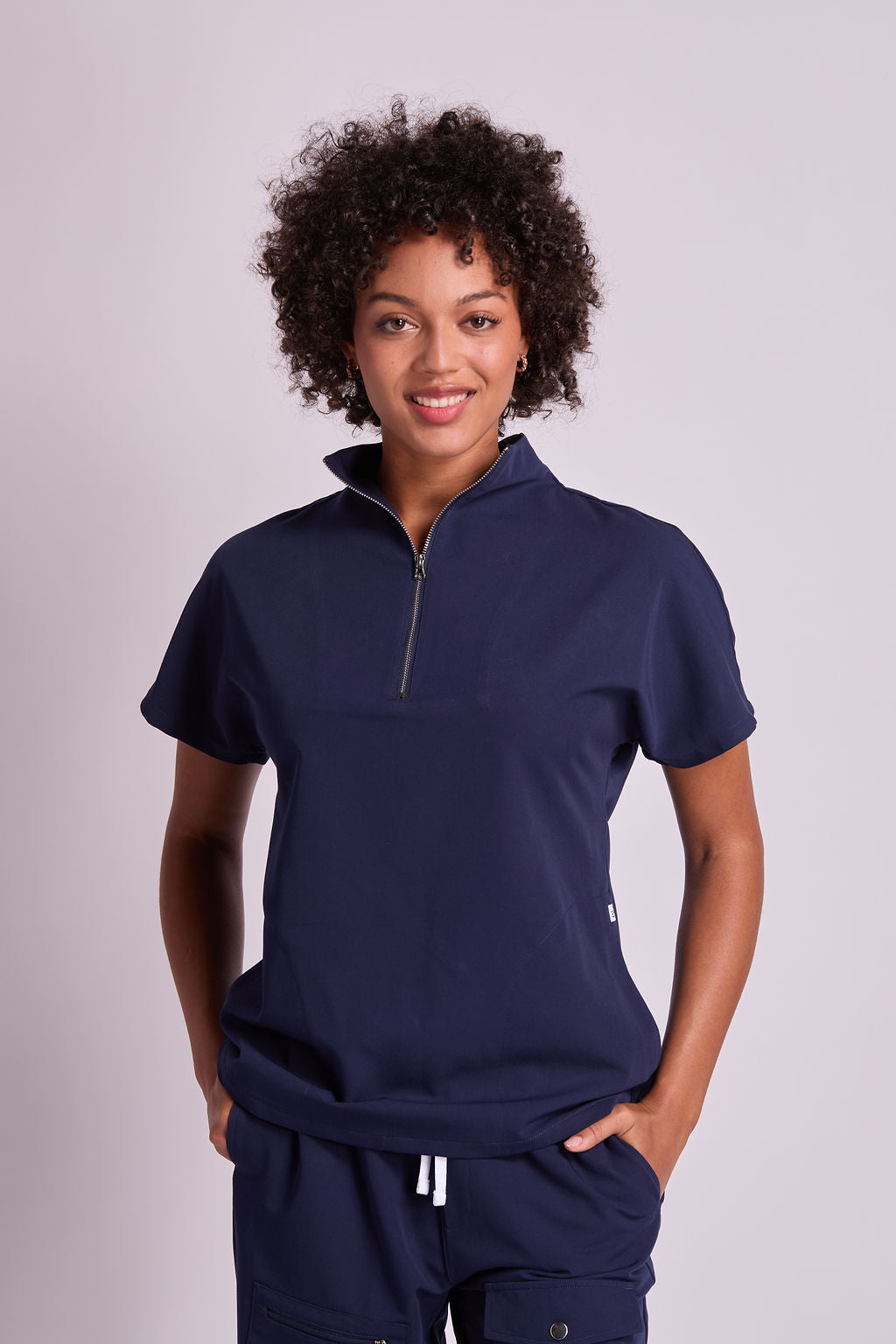Mary G Two Pocket Scrub Top
