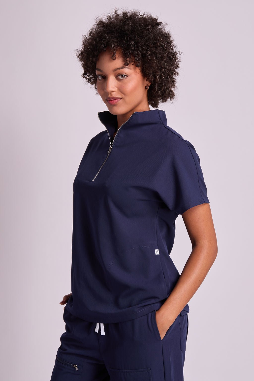 Mary G Two Pocket Scrub Top