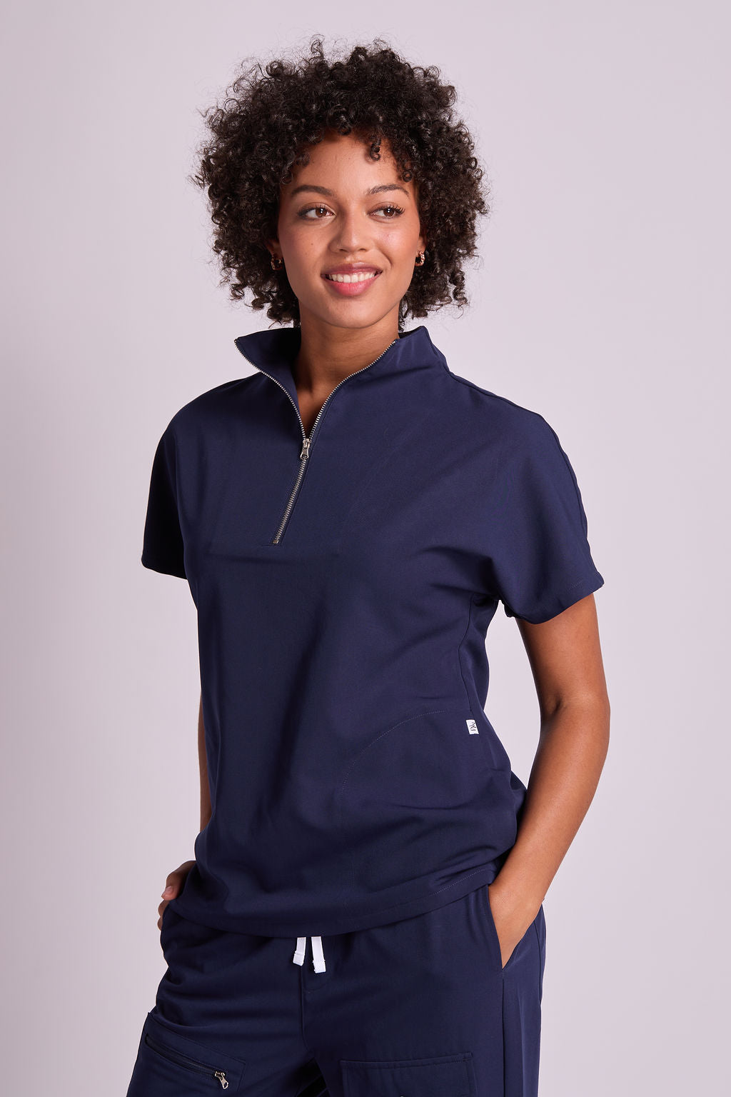 Mary G Two Pocket Scrub Top
