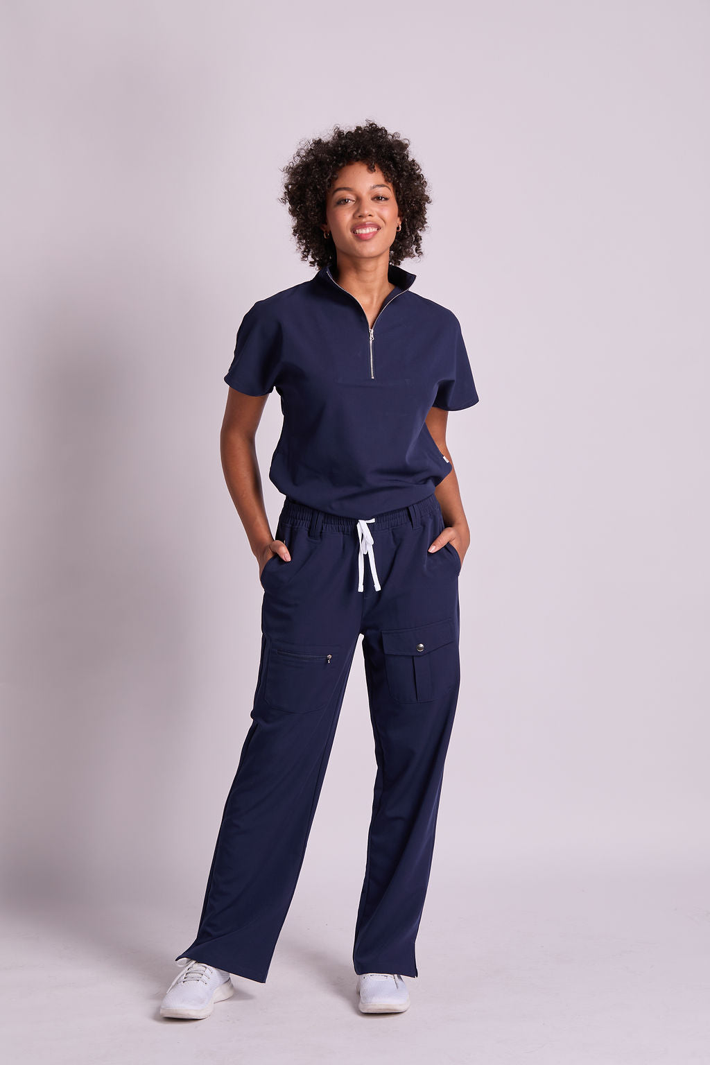 Mary G Two Pocket Scrub Top