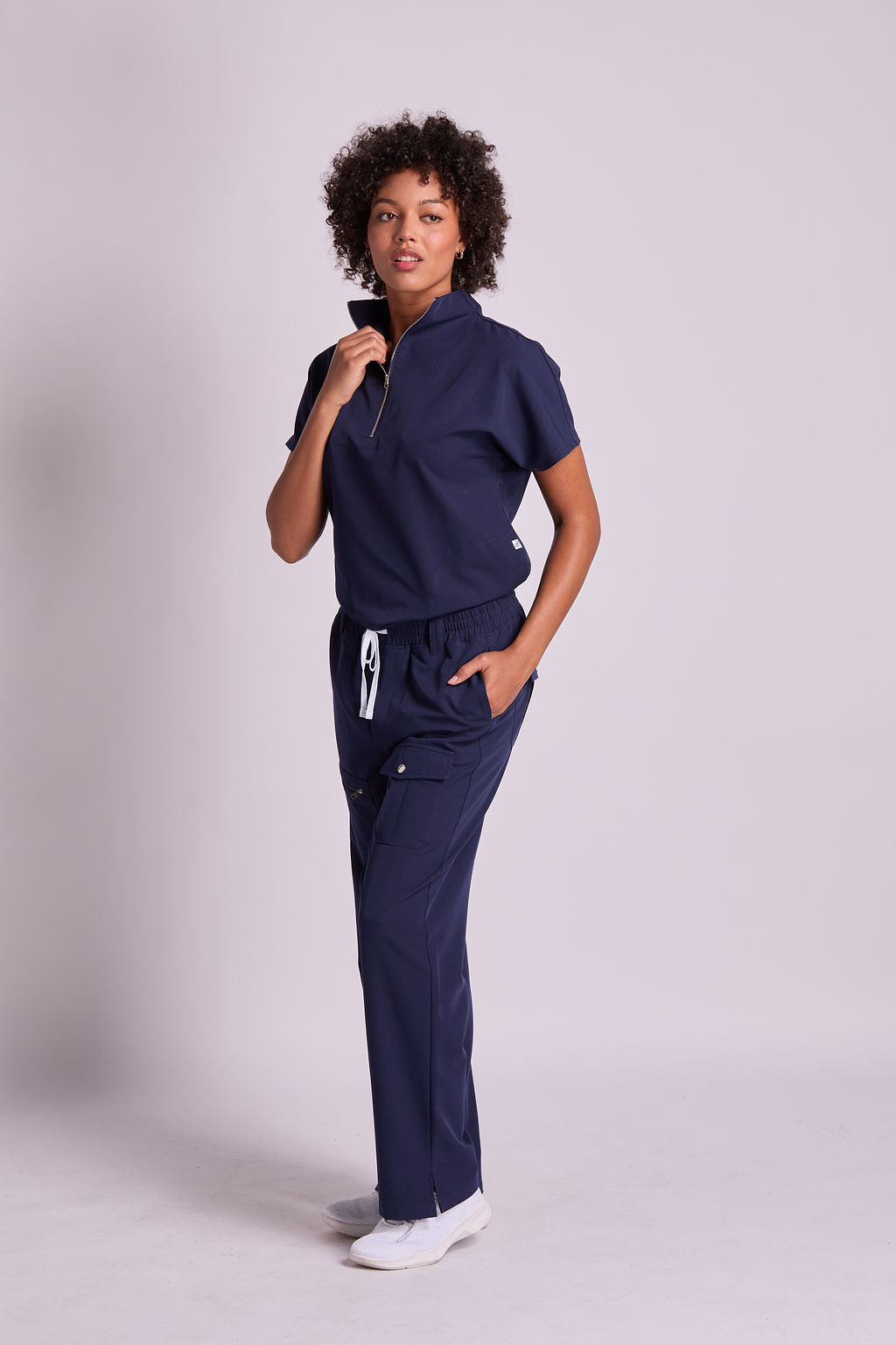 Mary G Two Pocket Scrub Top