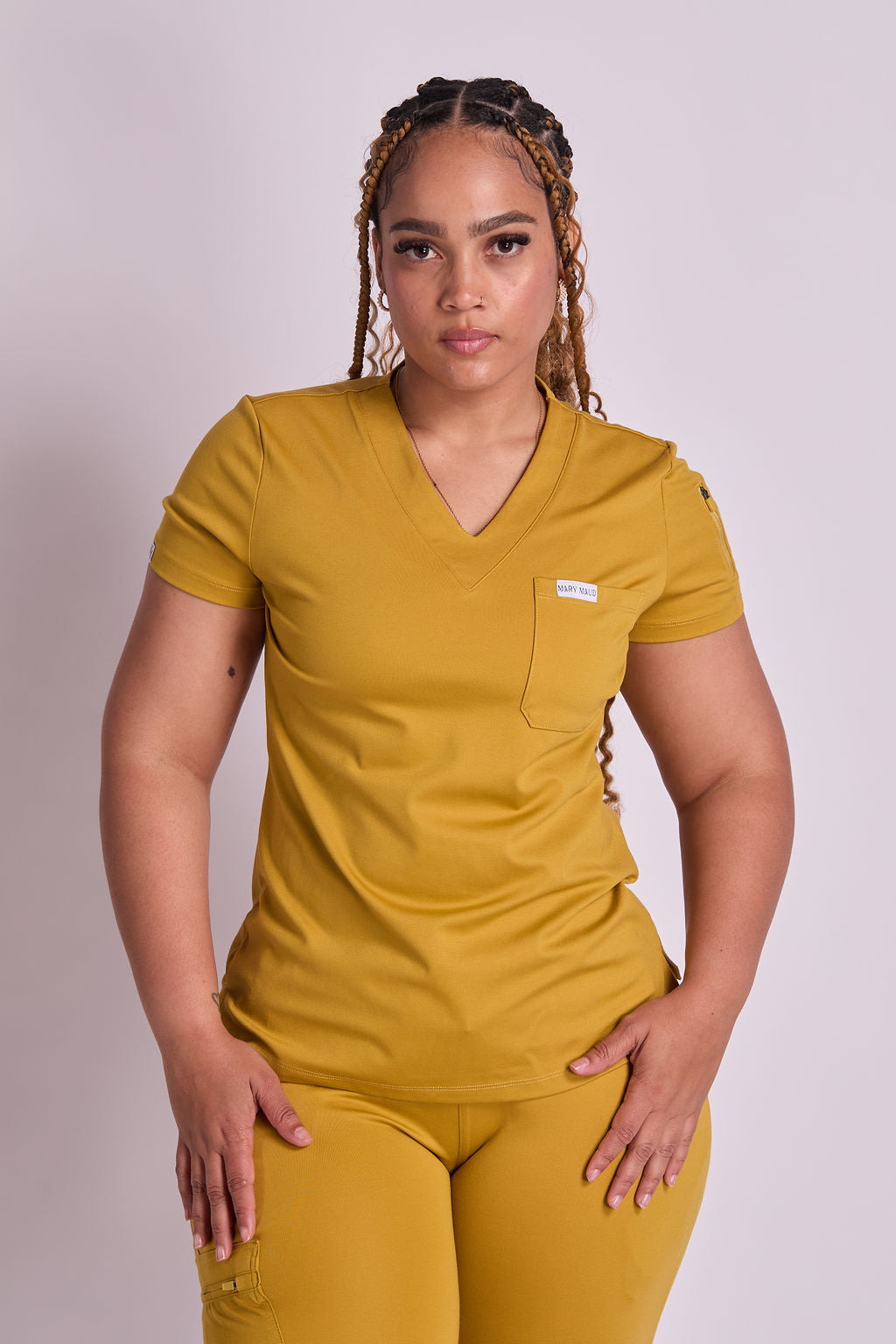 Mary J Two Pocket Scrub Top