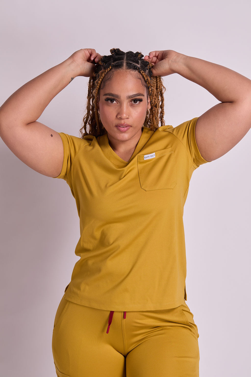 Mary J Two Pocket Scrub Top