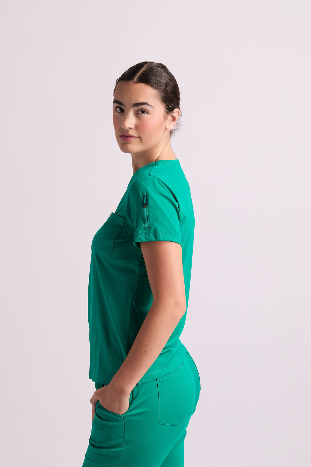Mary J Two Pocket Scrub Top