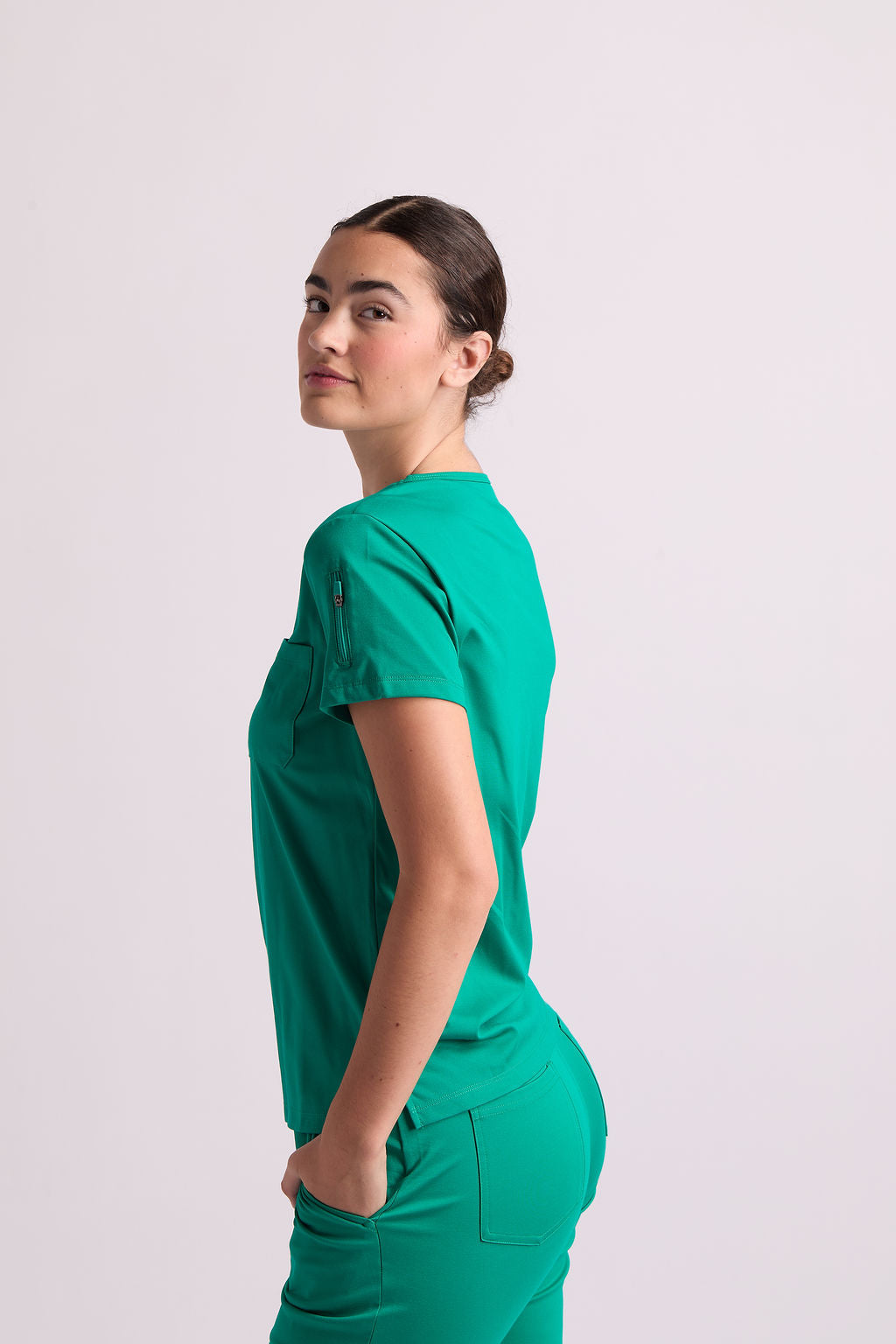 Mary J Two Pocket Scrub Top