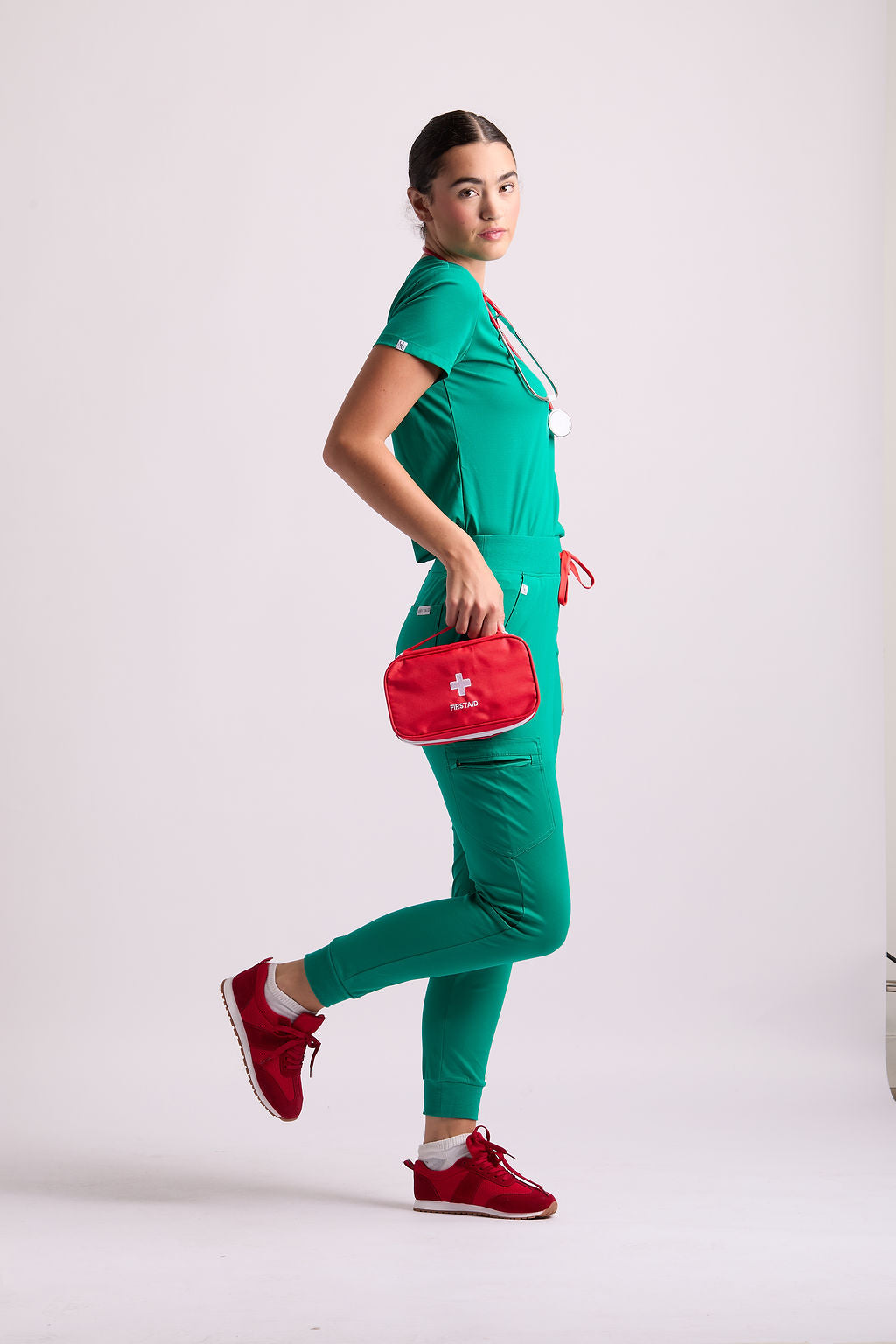Mary J Two Pocket Scrub Top