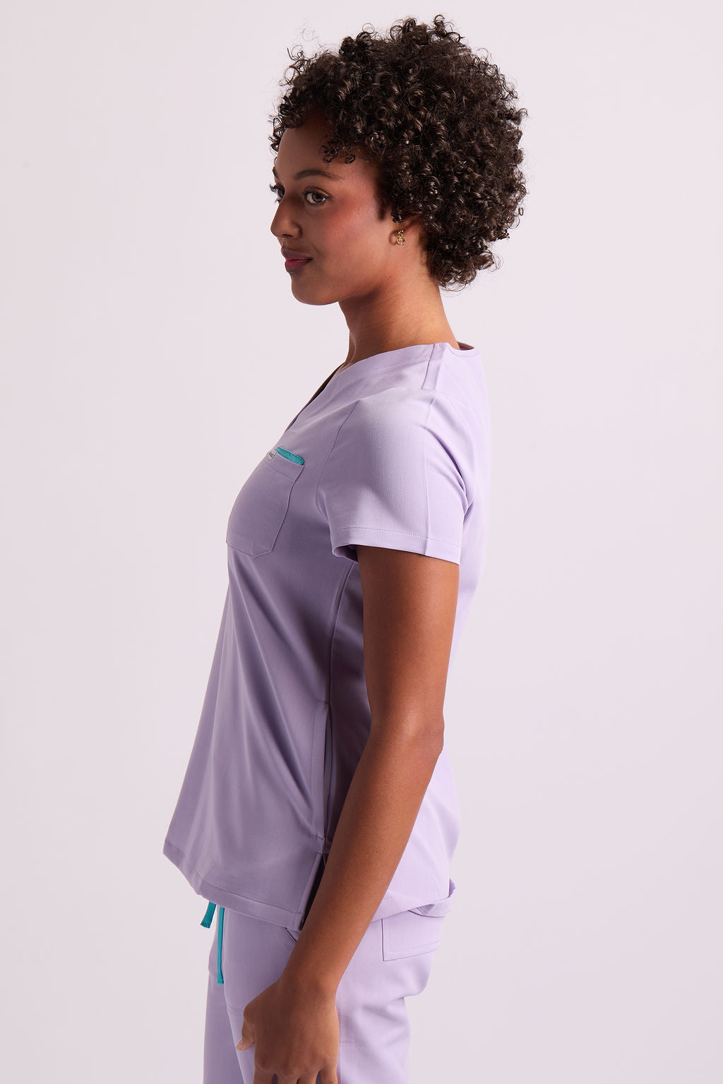Mary V Three Pocket Scrub Top