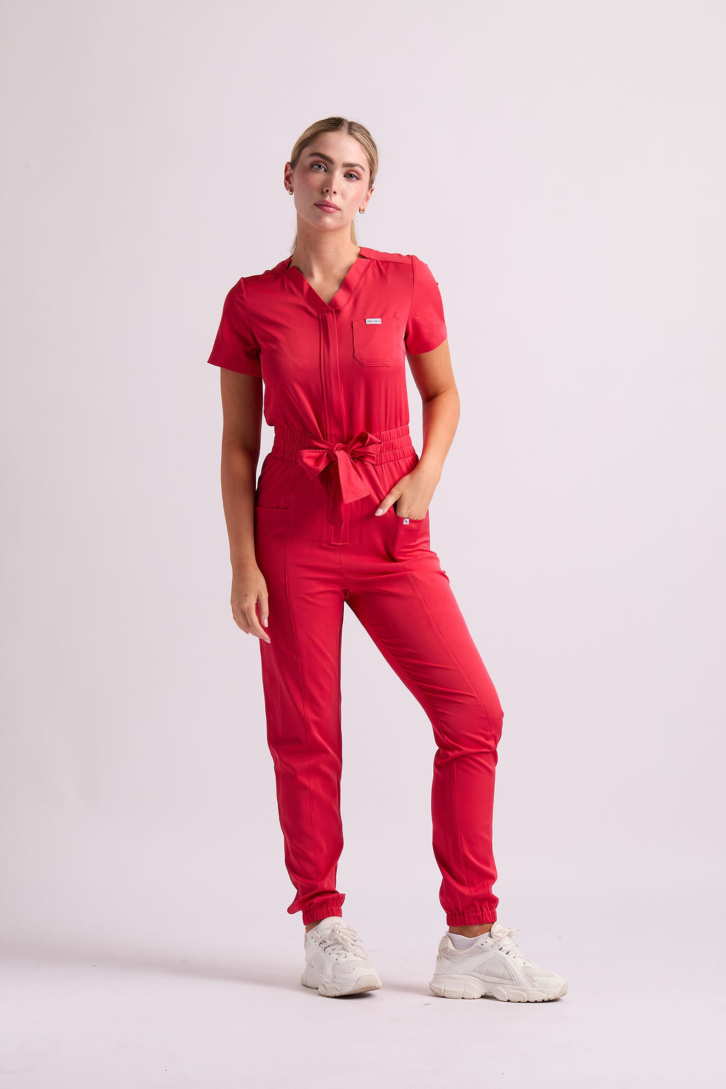 Mary K Five Pocket Jumpsuit Scrub