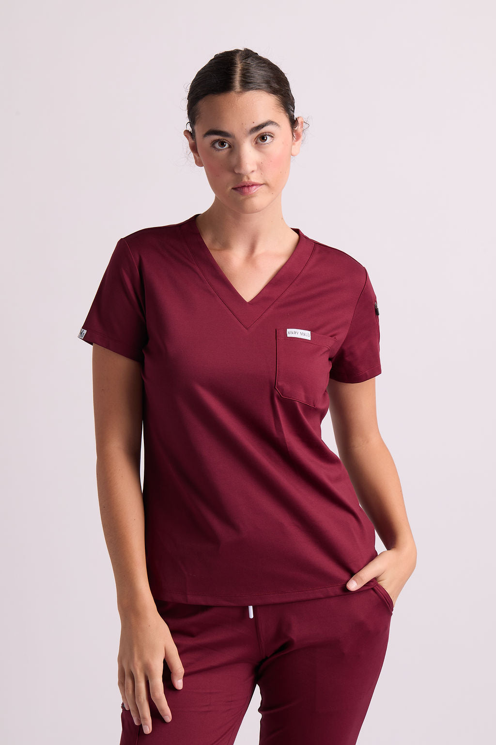 Mary J Two Pocket Scrub Top