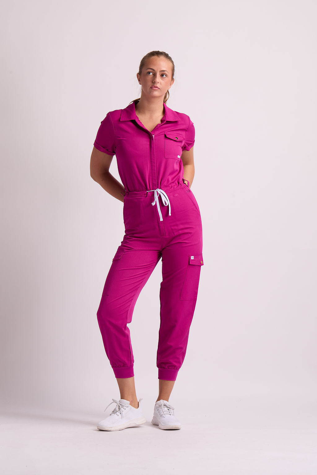 Mary C Nine Pocket Jumpsuit Scrub