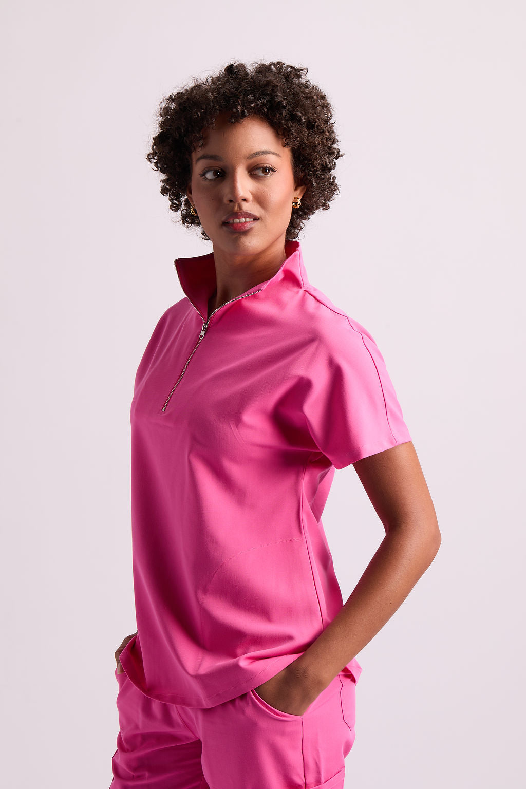 Mary G Two Pocket Scrub Top