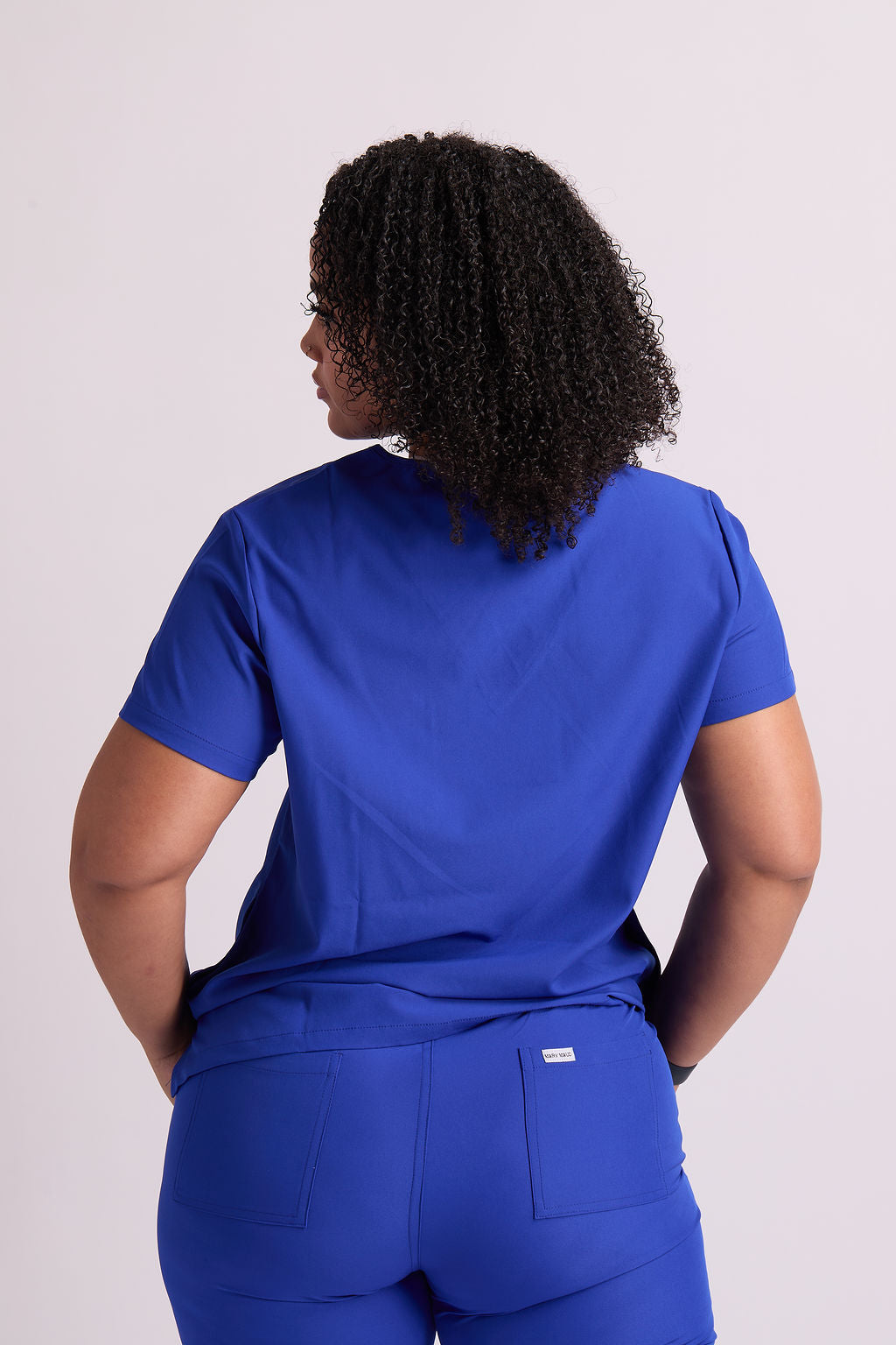 Mary V Three Pocket Scrub Top