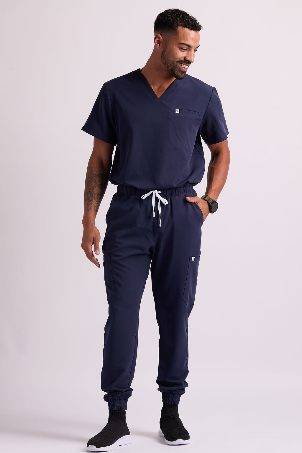 Maud C Seven Pocket Jogger Scrub Pants