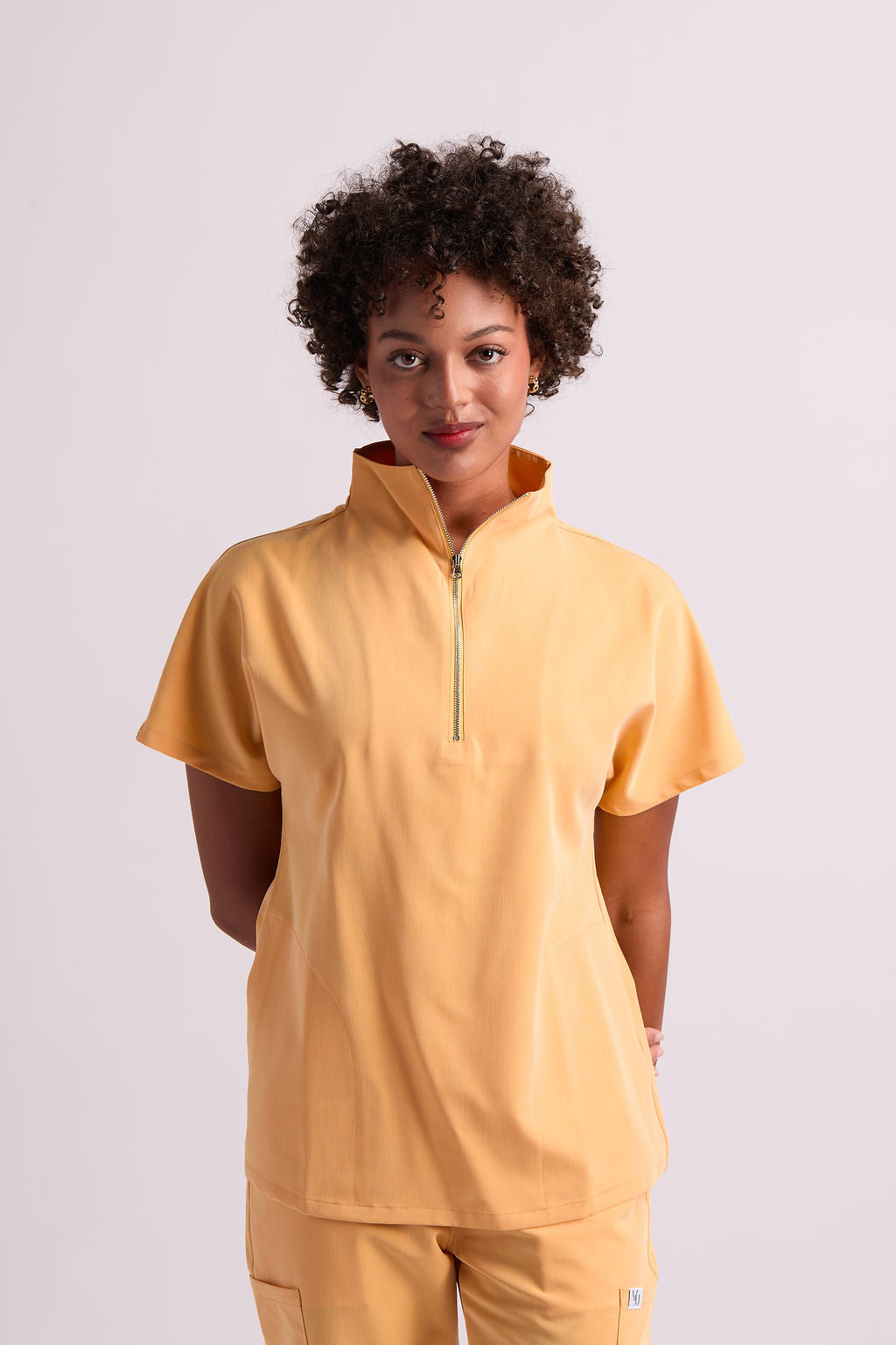 Mary G Two Pocket Scrub Top