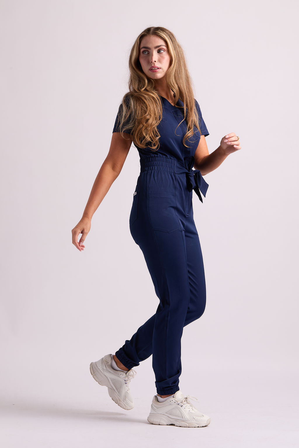 Mary K Five Pocket Jumpsuit Scrub