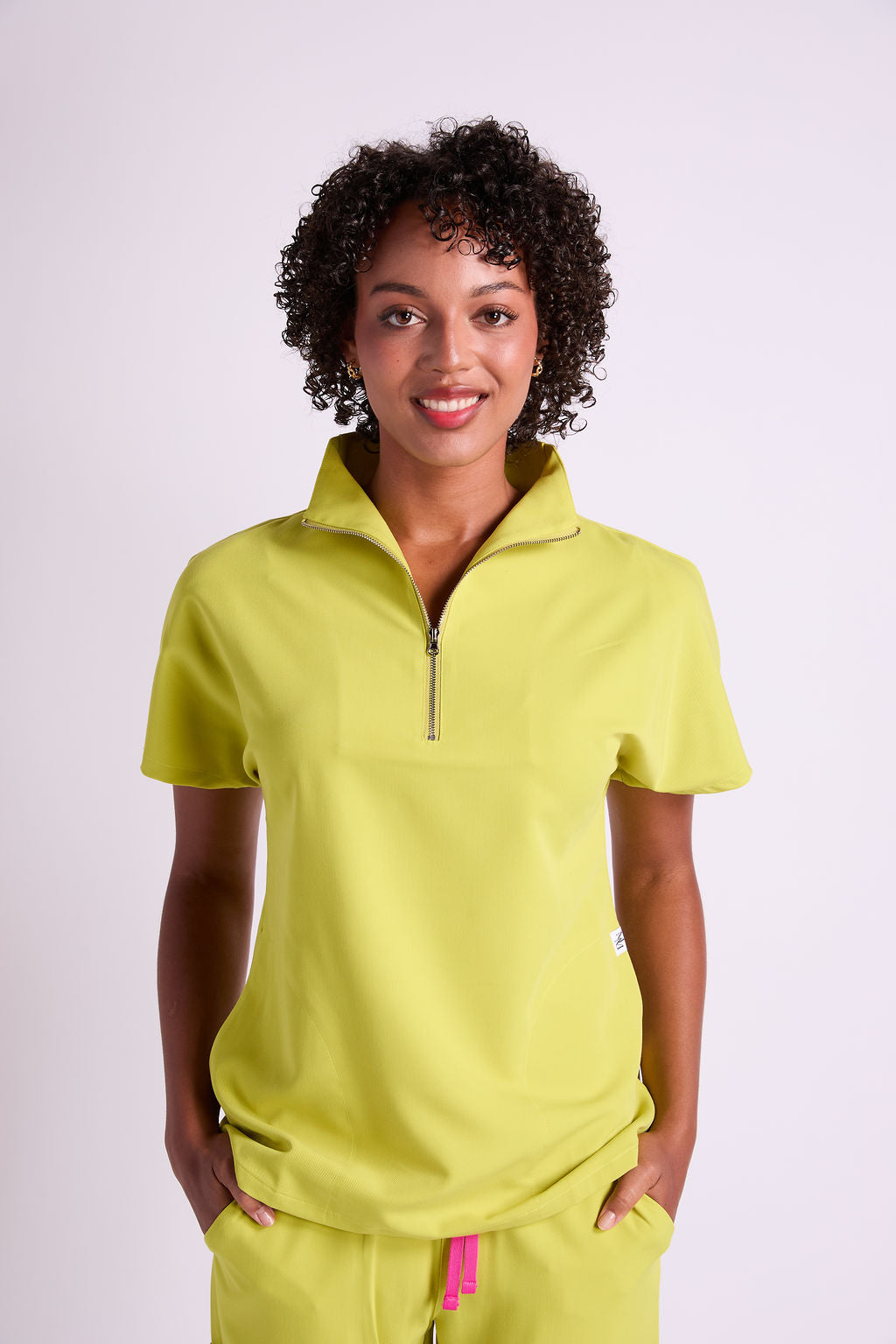 Mary G Two Pocket Scrub Top