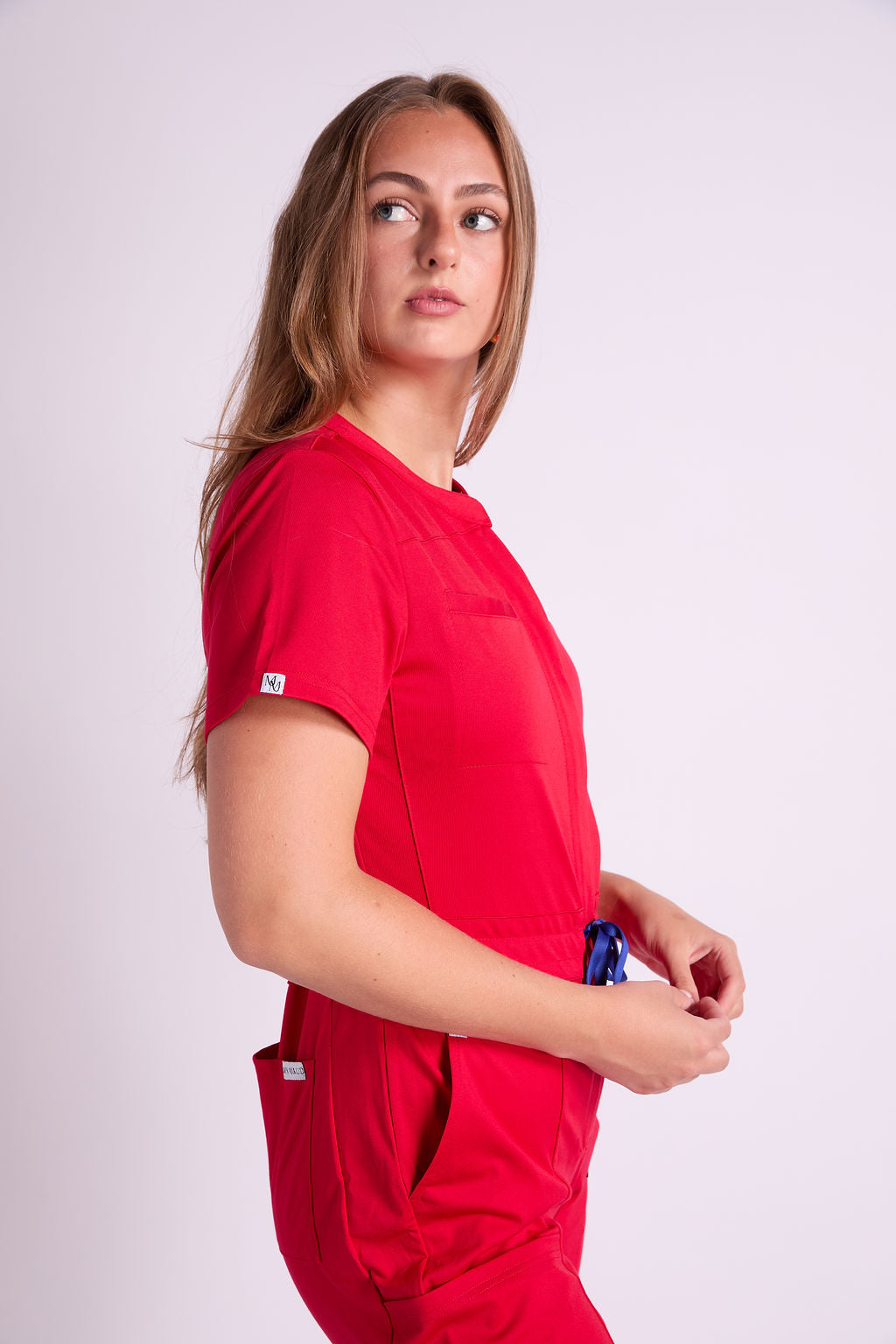 Mary J Eight Pocket Scrub Jumpsuit
