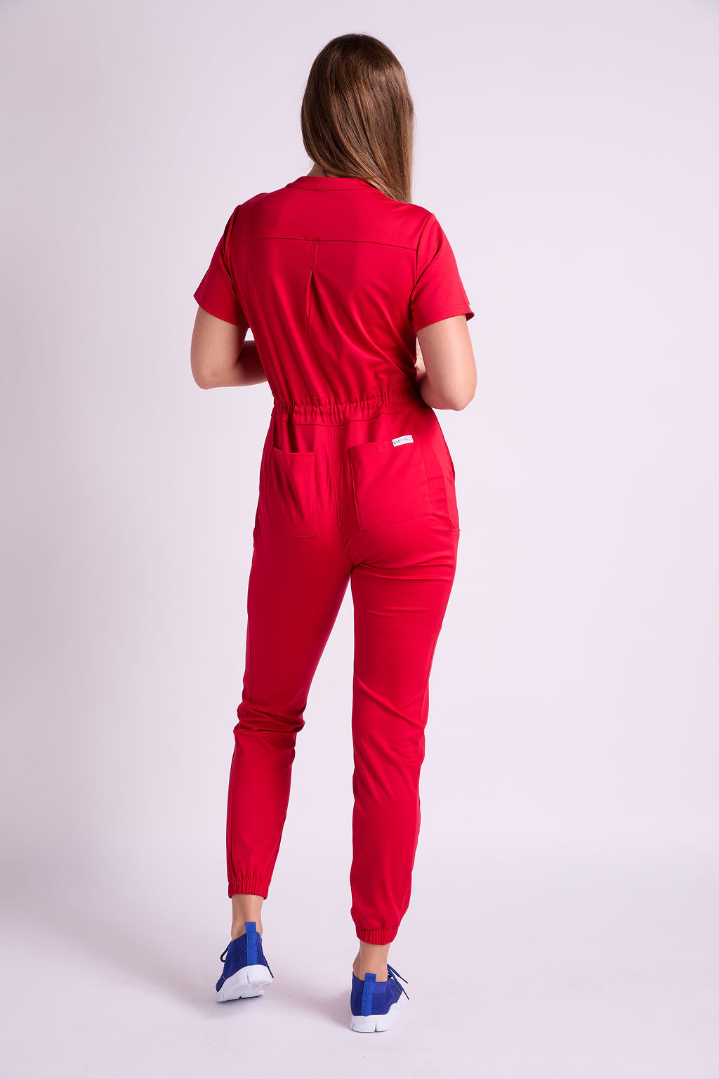Mary J Eight Pocket Scrub Jumpsuit