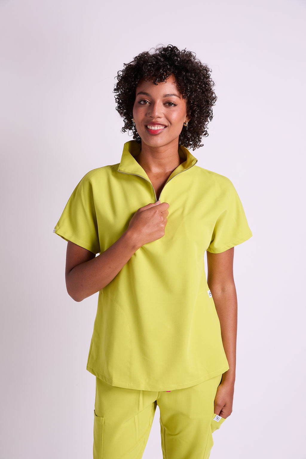 Mary G Two Pocket Scrub Top