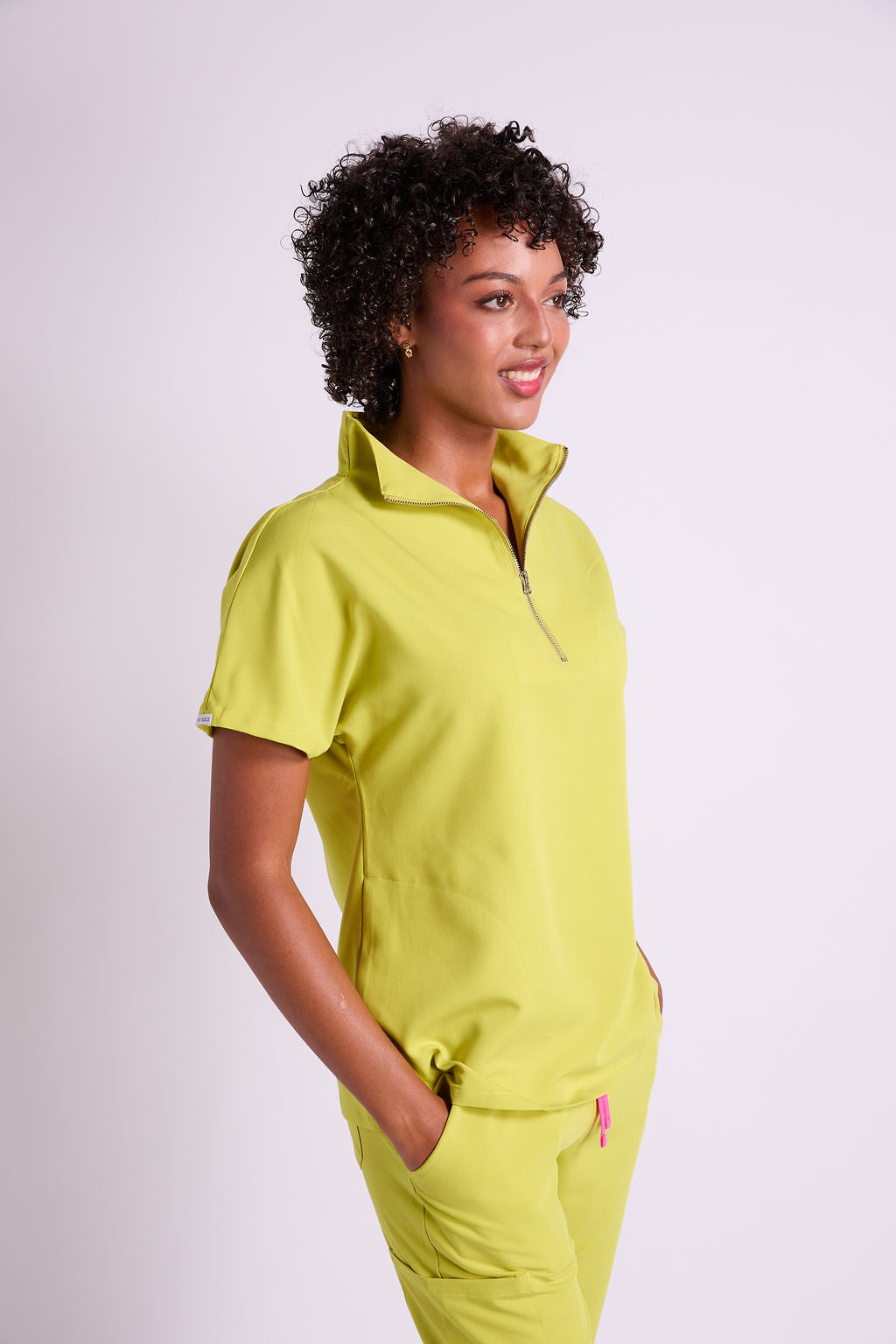 Mary G Two Pocket Scrub Top