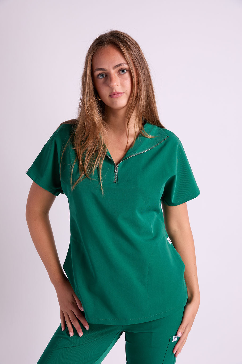 Mary G Two Pocket Scrub Top