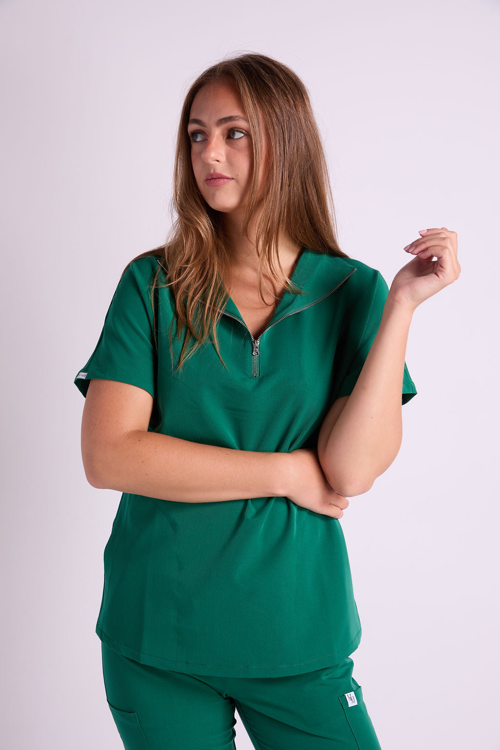 Mary G Two Pocket Scrub Top