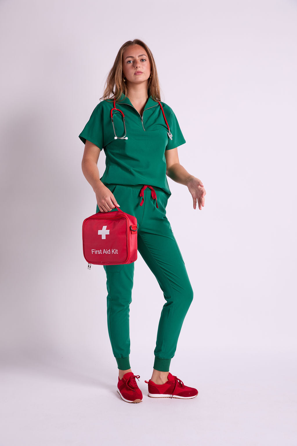 Mary G Six Pocket Jogger Scrub Pants