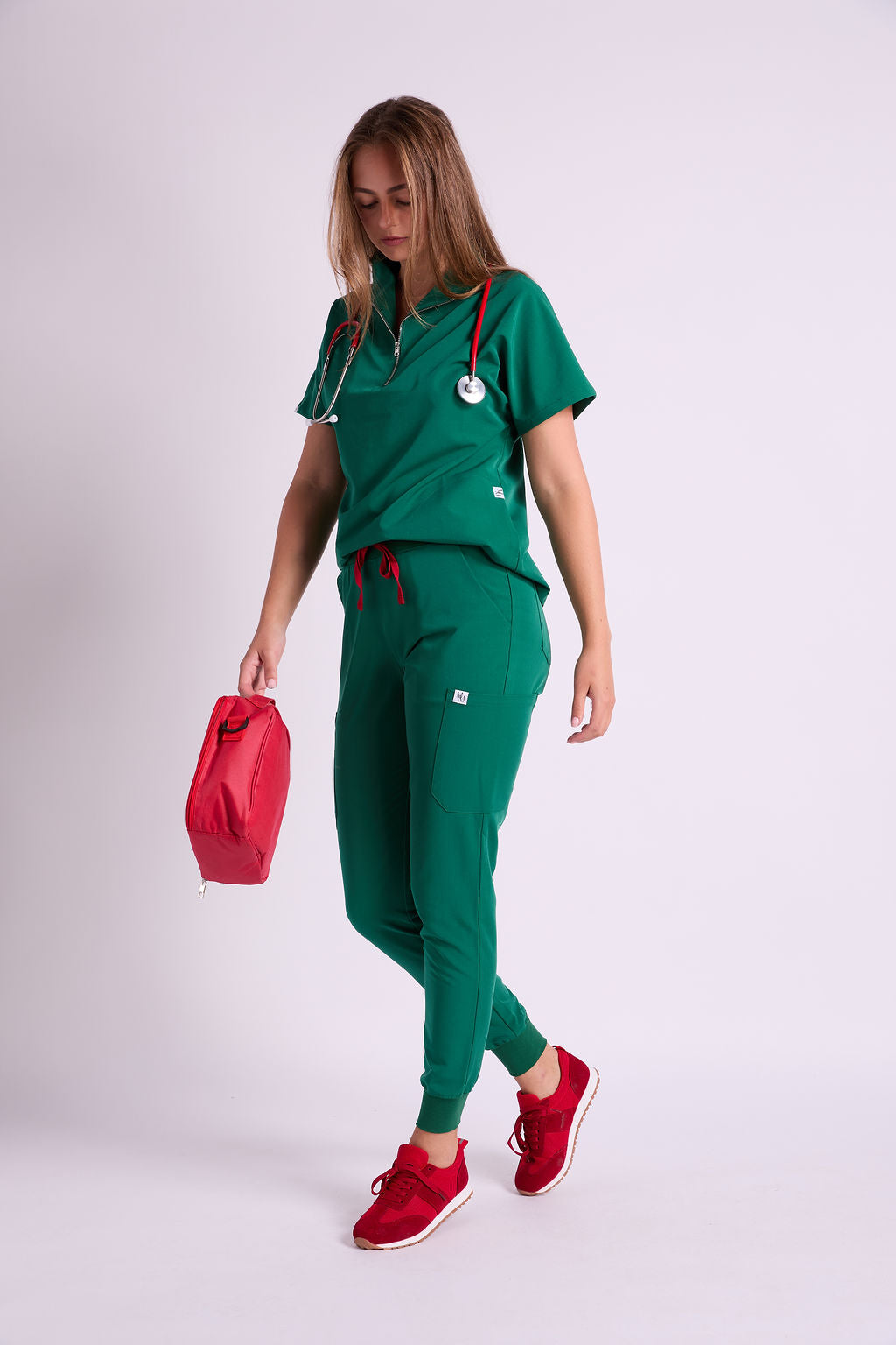 Mary G Six Pocket Jogger Scrub Pants