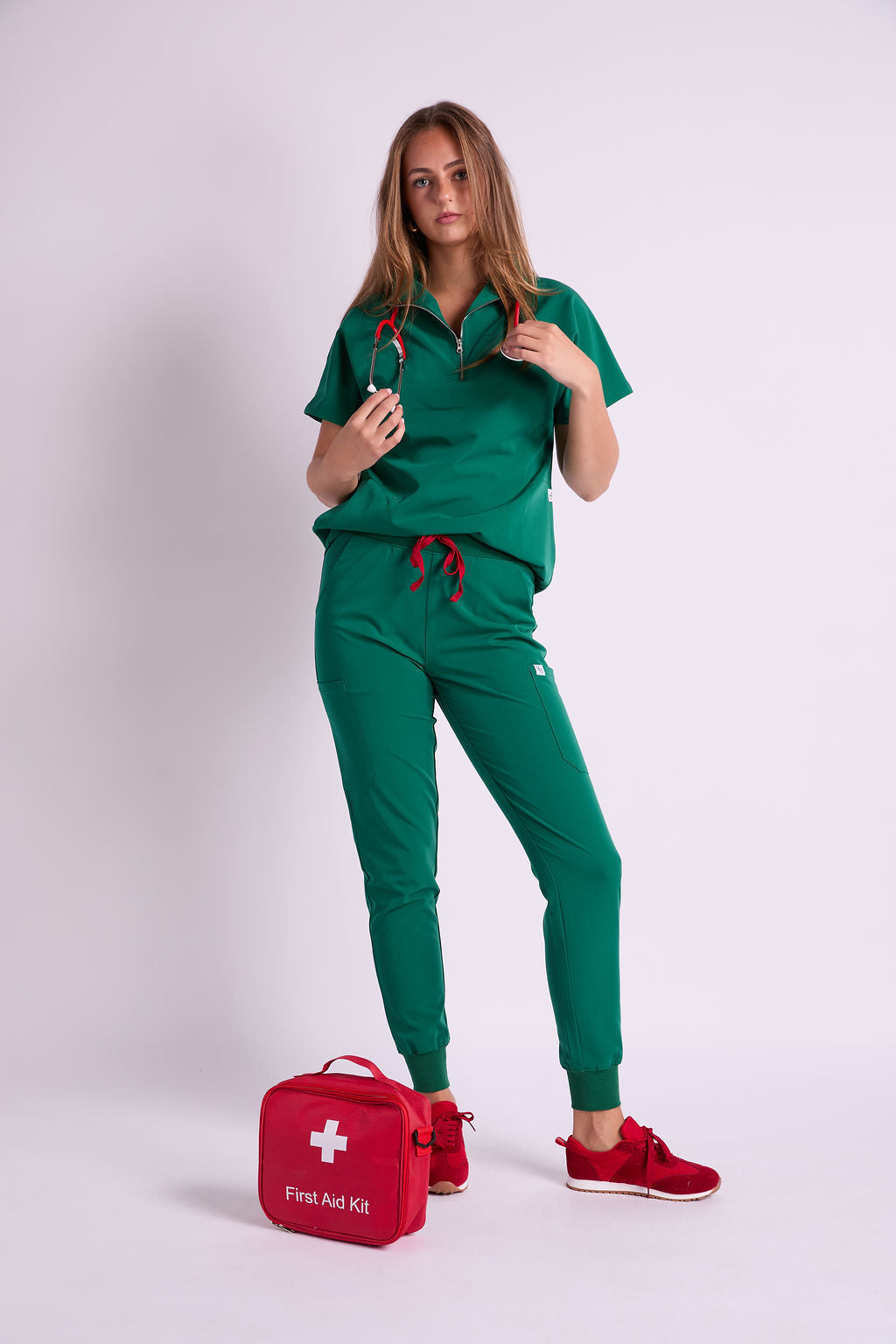 Mary G Six Pocket Jogger Scrub Pants
