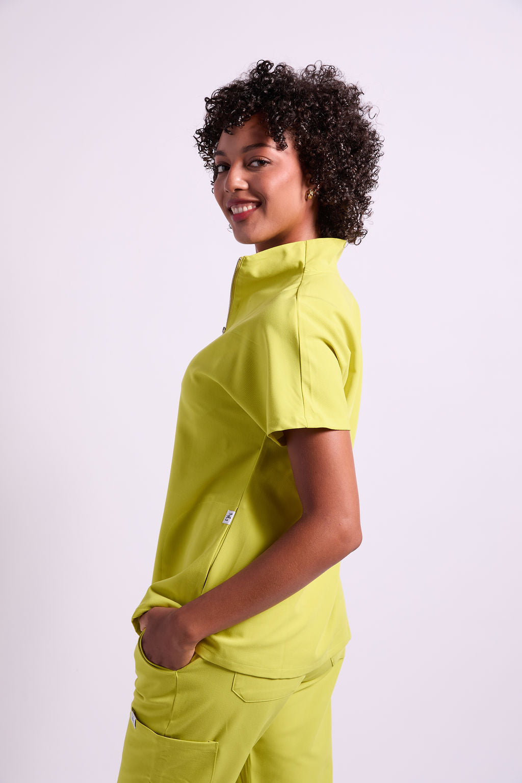 Mary G Two Pocket Scrub Top