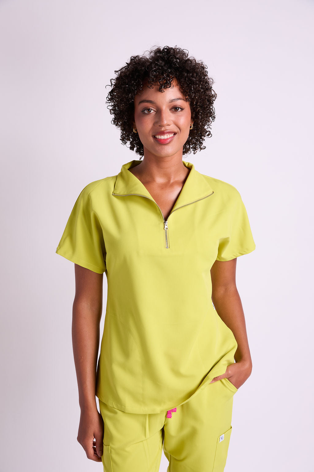 Mary G Two Pocket Scrub Top