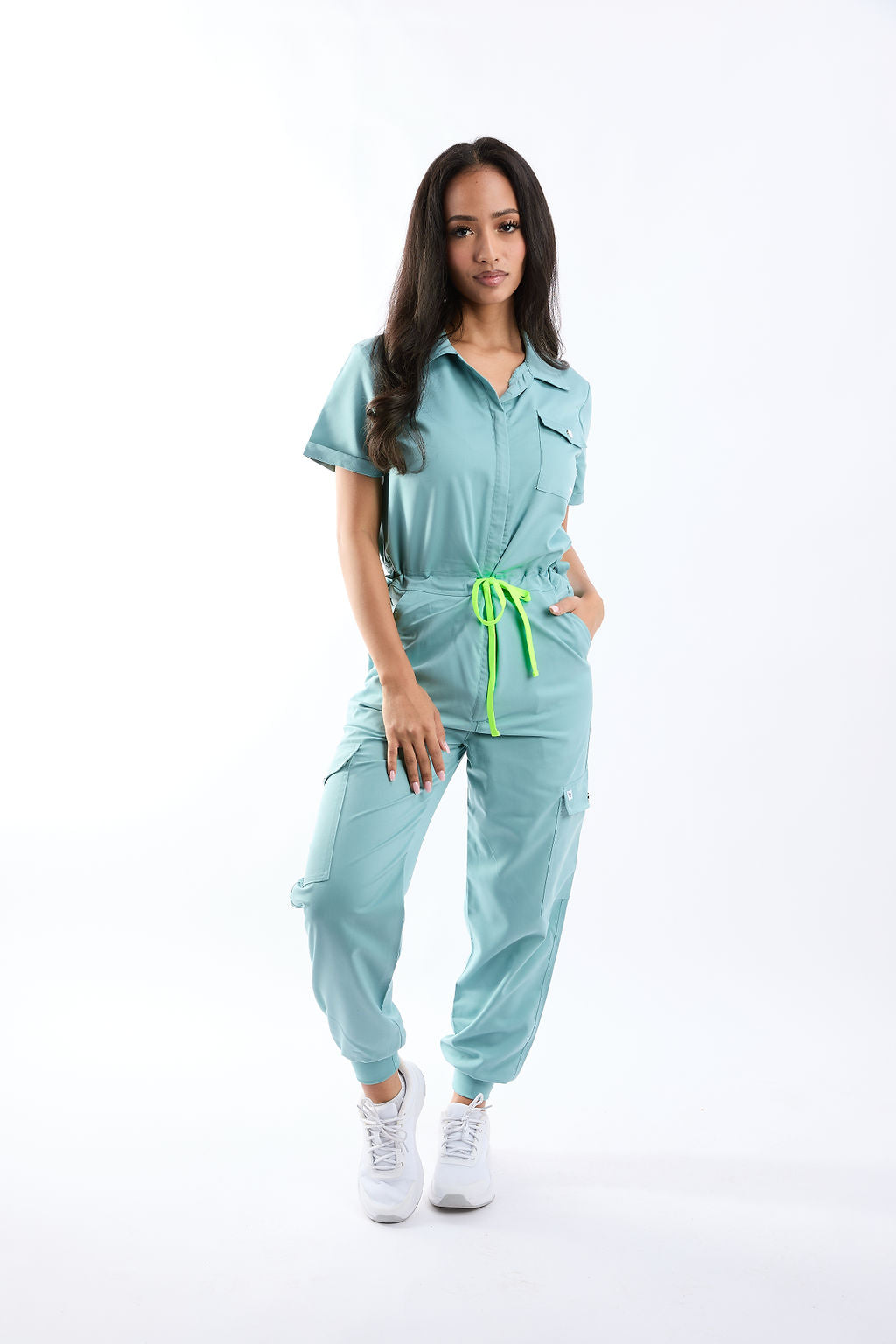 Mary C Nine Pocket Jumpsuit Scrub