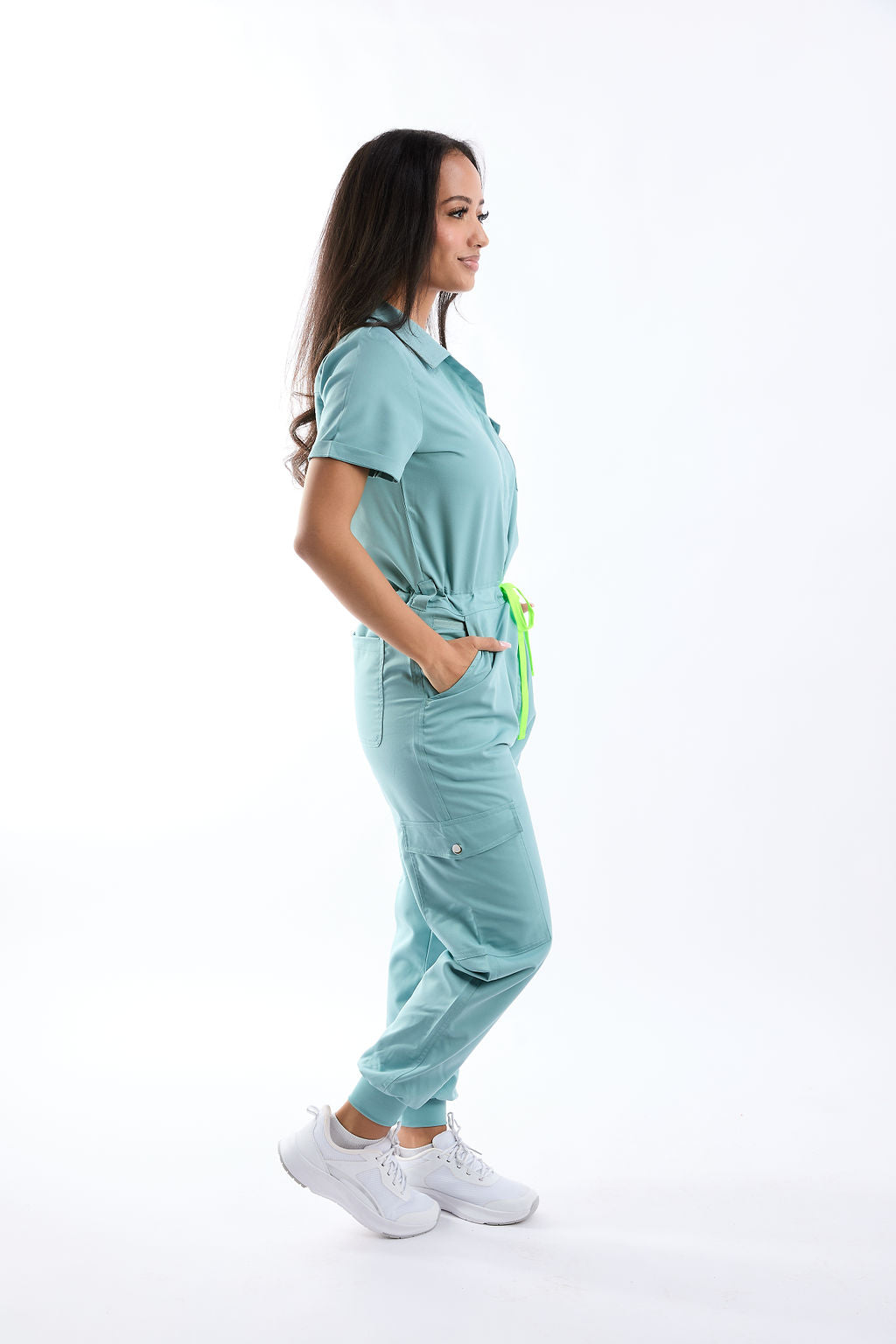 Mary C Nine Pocket Jumpsuit Scrub